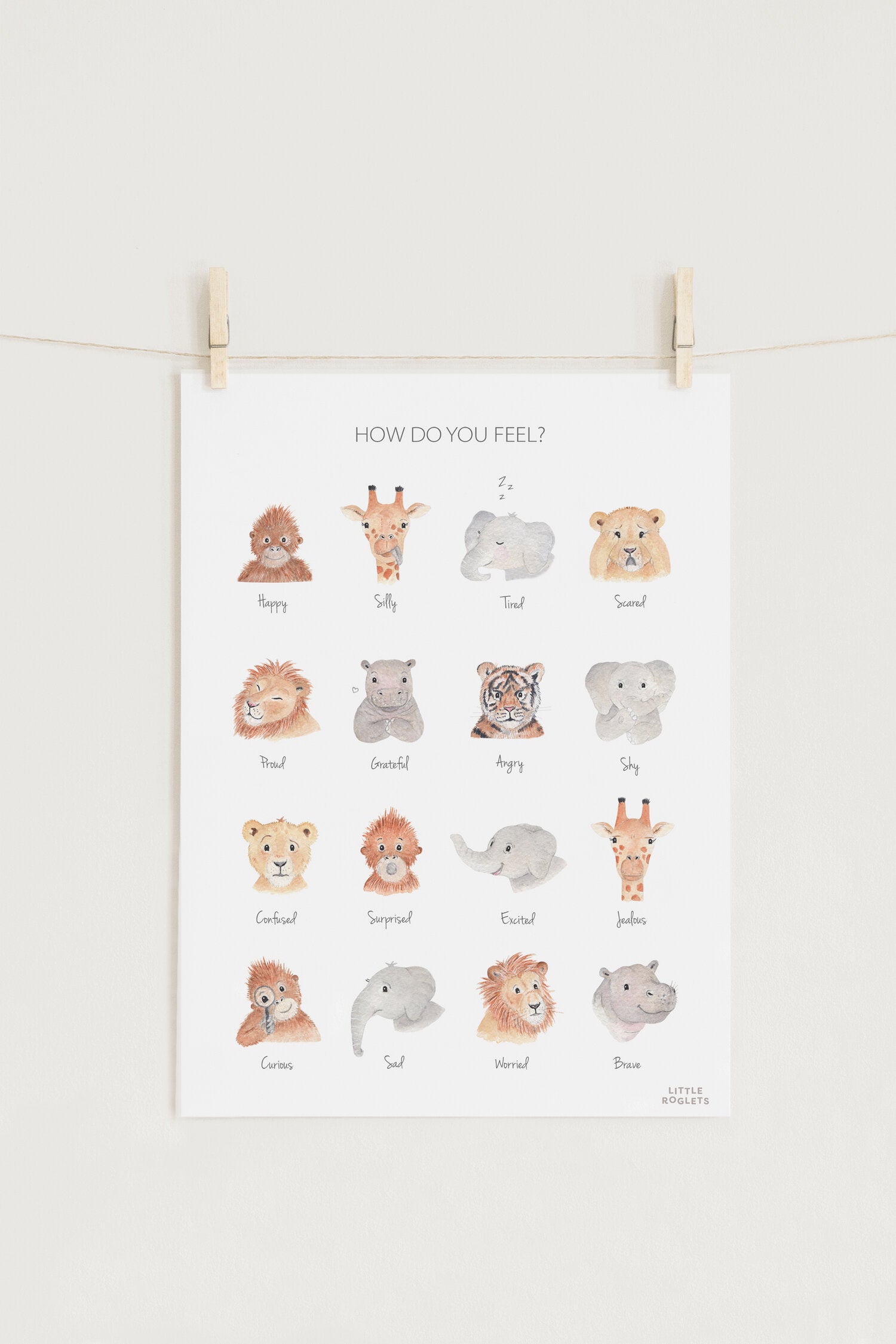LITTLE ROGLETS/Feelings Fine Art Print