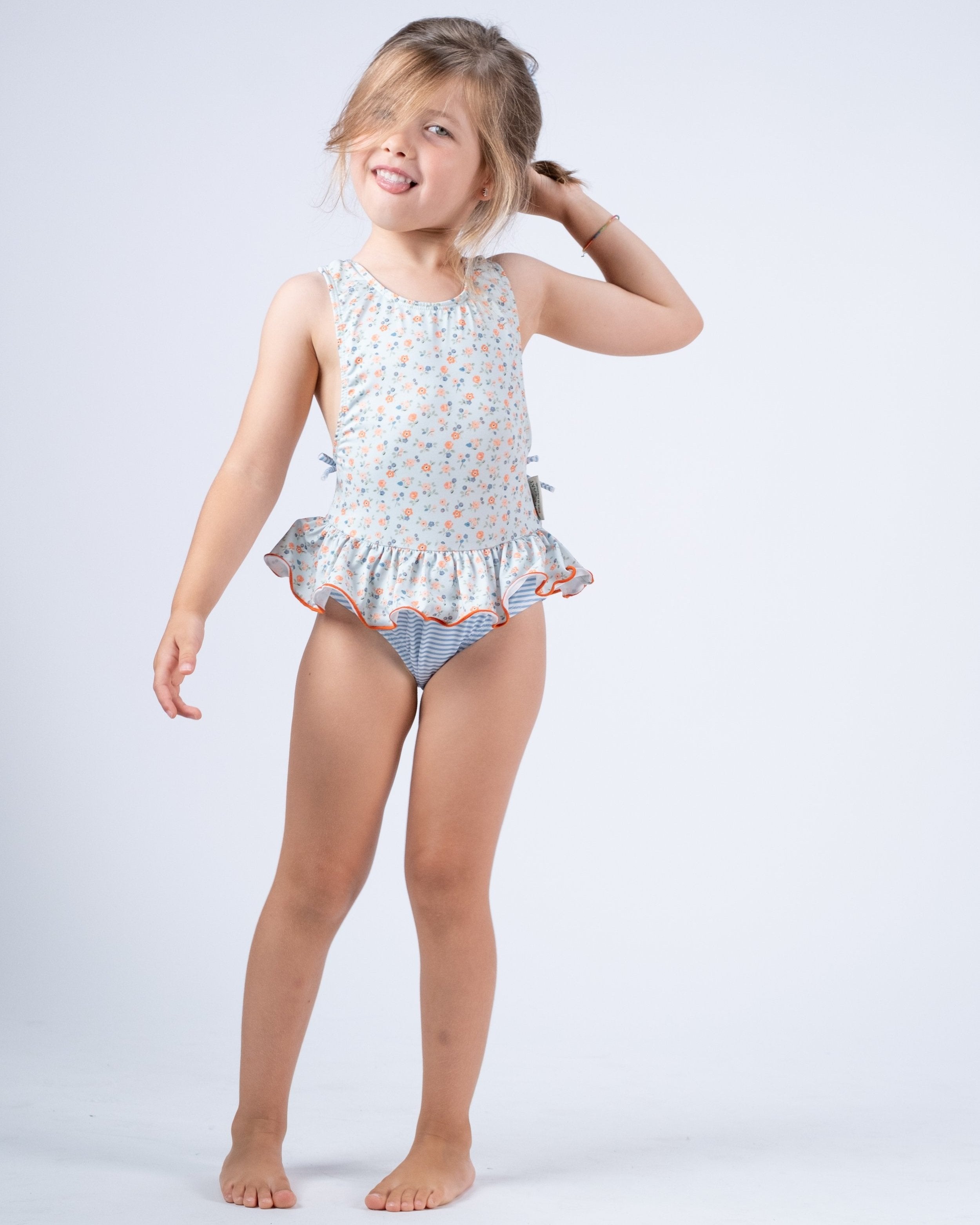 PAPER BOAT/Fragant flowers swimsuit 【3Y・4Y】水着