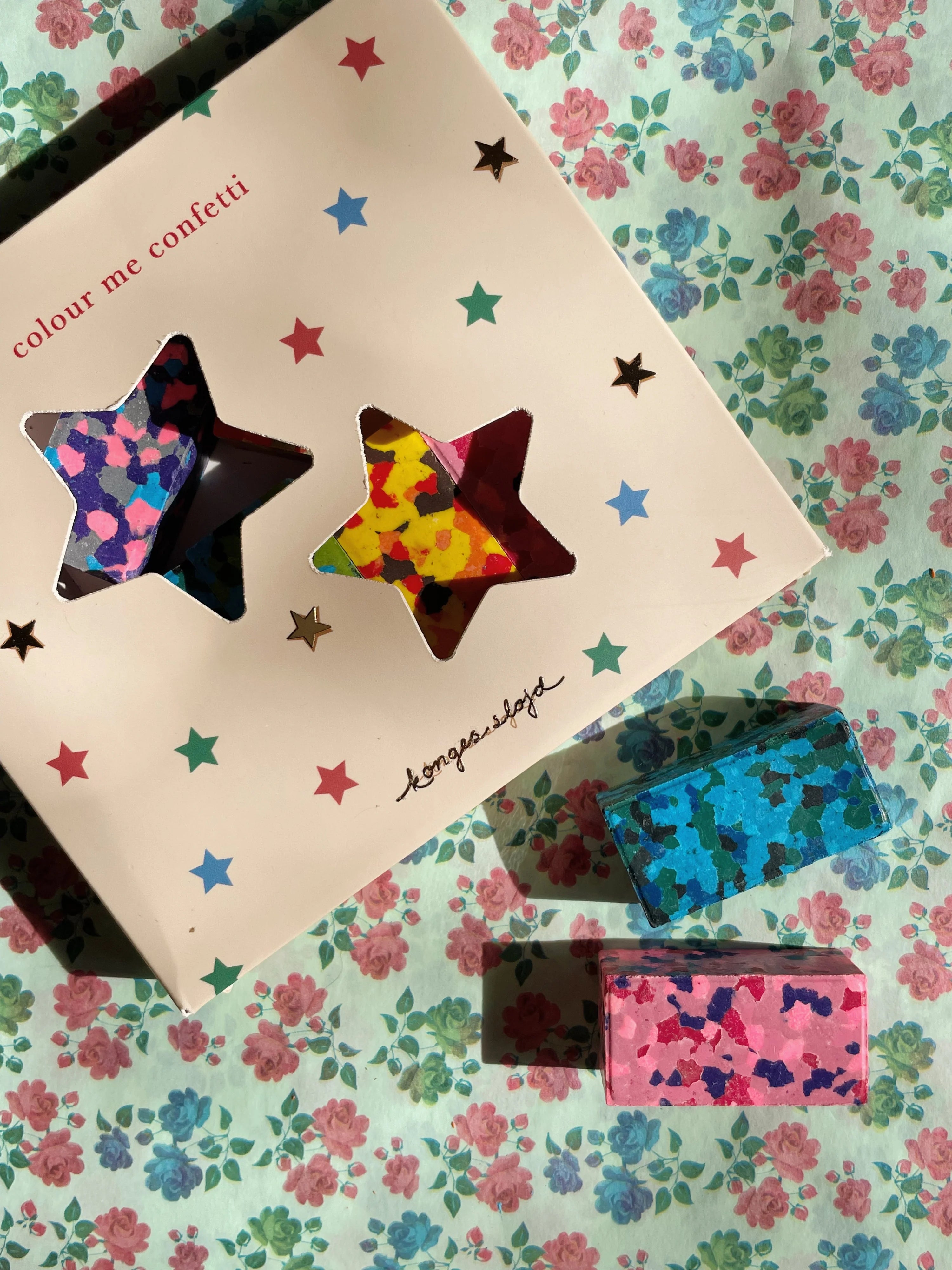 Konges Slojd/ CONFETTI CRAYONS/マルチカラークレヨン8ピース