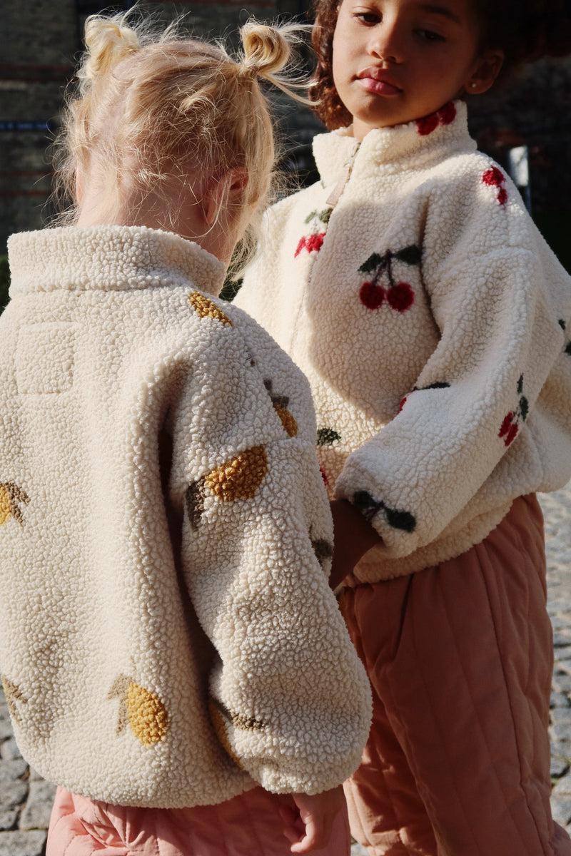 Konges Slojd/JODY TEDDY JACKET/レモン柄ジャケット 【2歳/3歳/4歳 Konges Slojd/JODY TEDDY JACKET/レモン柄ジャケット 【2歳/3歳/4歳