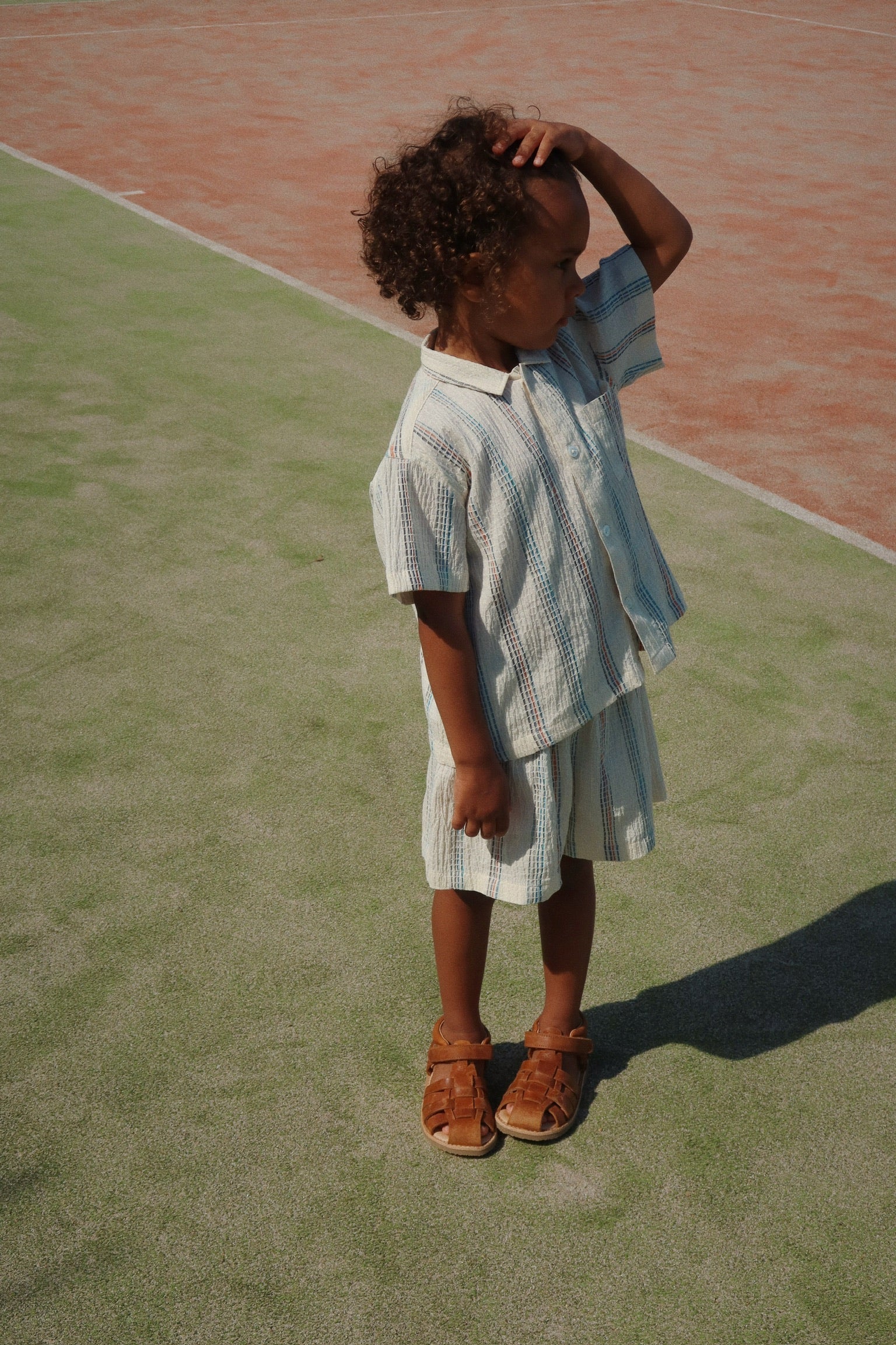 Konges Slojd/ VINCENT SS SHIRT/ANTIQUE WHITE【18ヶ月～4歳】
