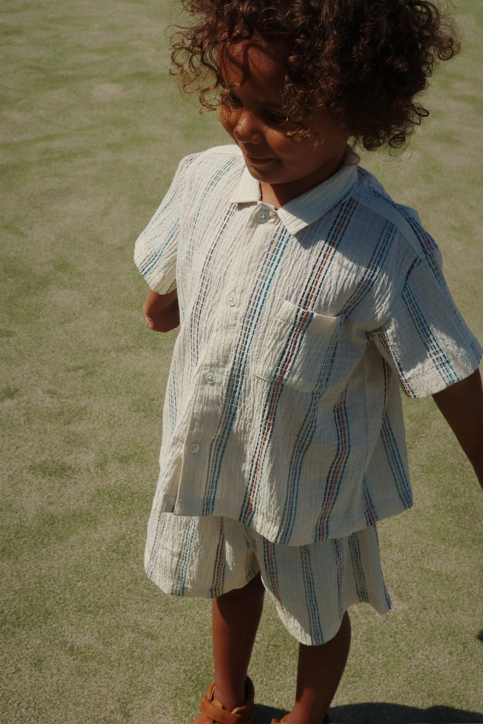 Konges Slojd/ VINCENT SS SHIRT/ANTIQUE WHITE【18ヶ月～4歳】