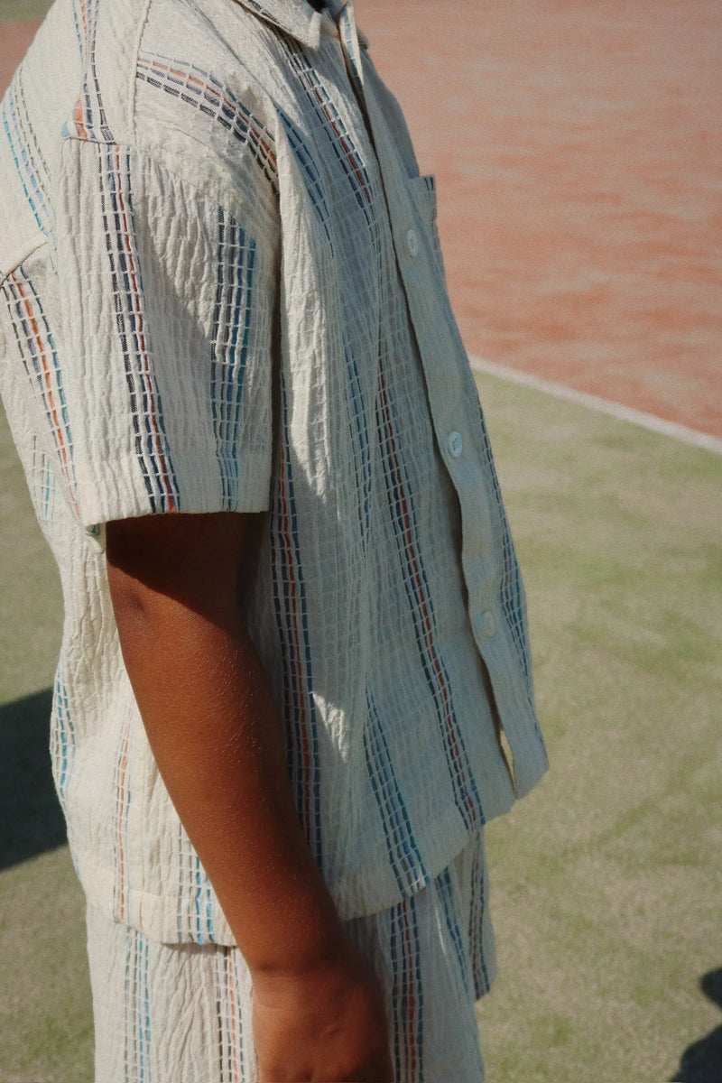 Konges Slojd/ VINCENT SS SHIRT/ANTIQUE WHITE【18ヶ月～4歳】