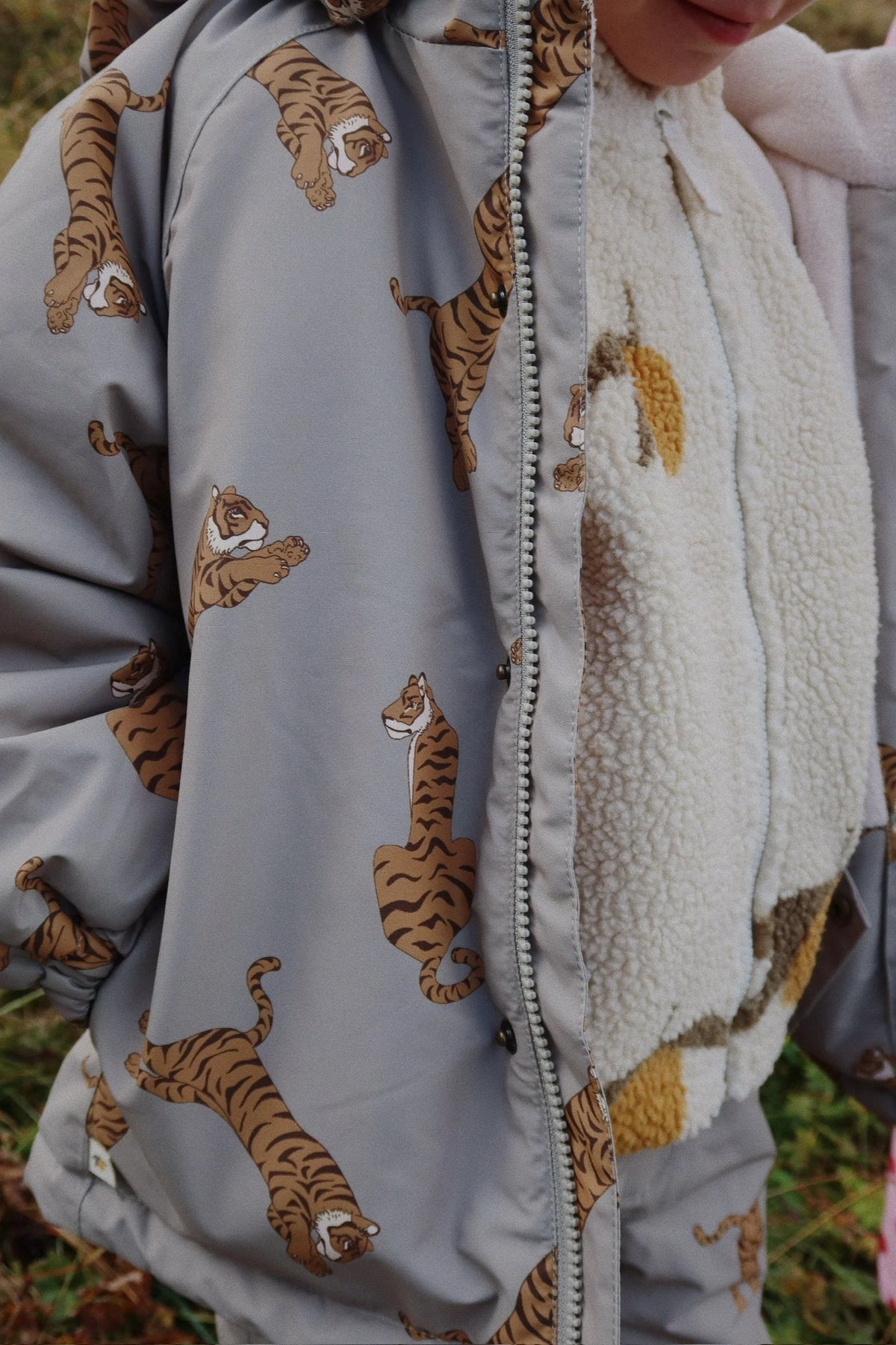 Konges Slojd/JODY TEDDY VEST GRS/ レモン柄ベスト 【18ヶ月/2歳/3歳/4歳】