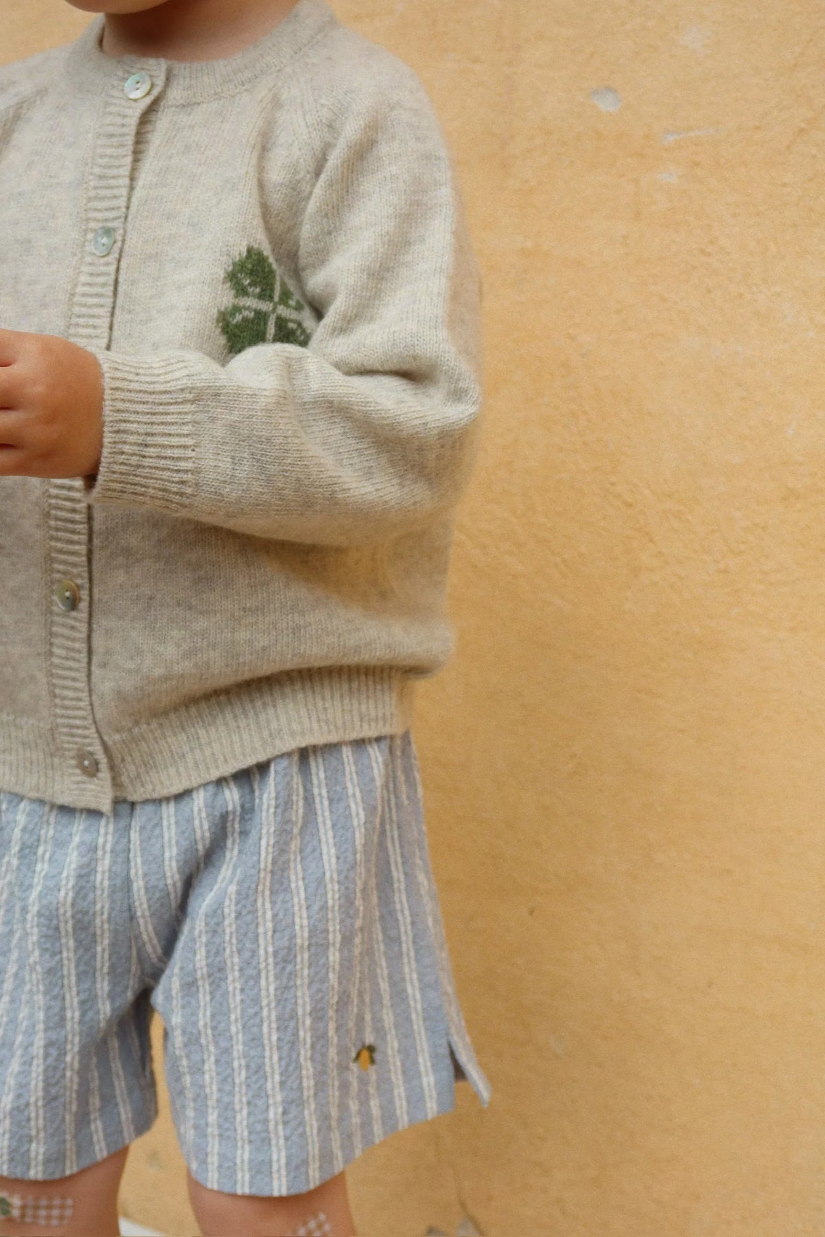 Konges Slojd/ELLIOT SHORTS GOTS/TRIO BLEU STRIPE/ショーツ【18ヶ月/2歳/3歳/4歳】