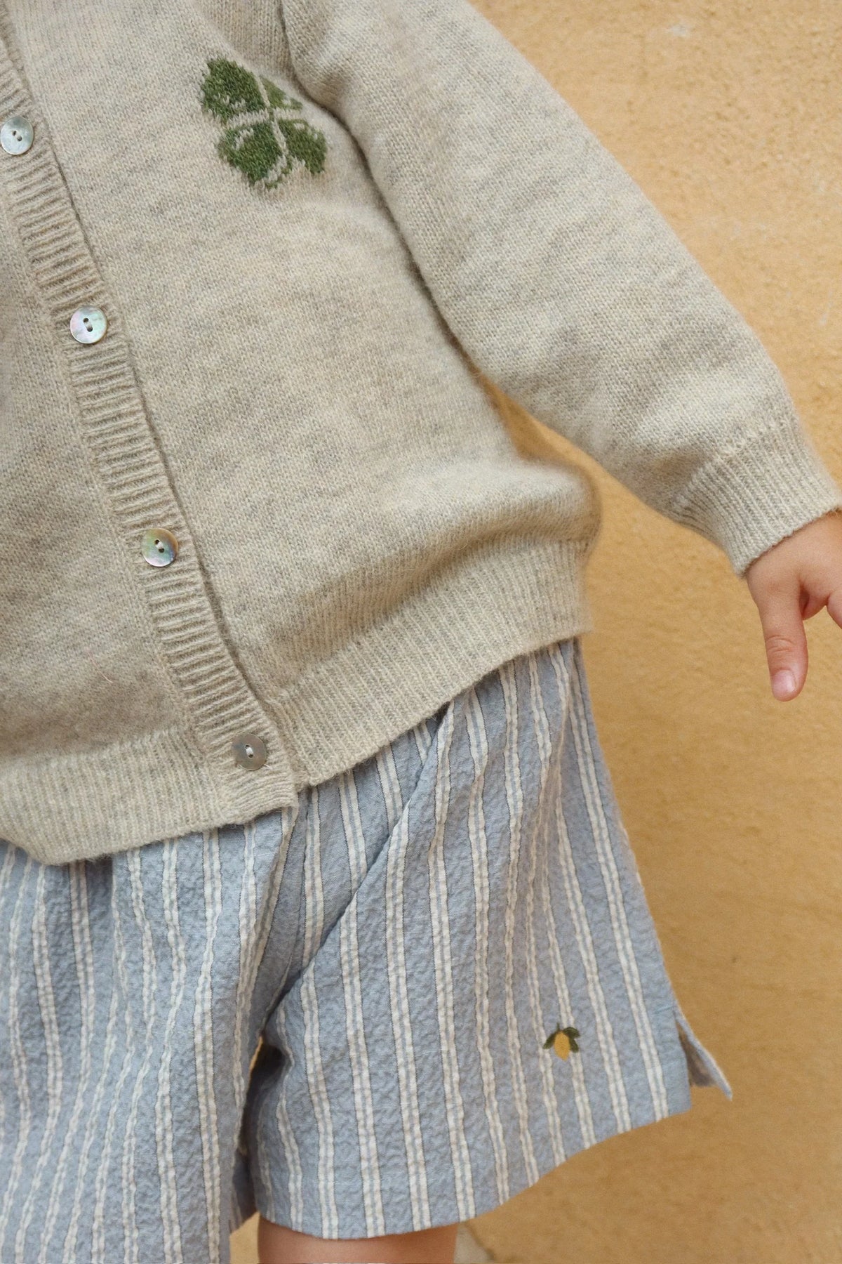 Konges Slojd/ELLIOT SHORTS GOTS/TRIO BLEU STRIPE/ショーツ【18ヶ月/2歳/3歳/4歳】