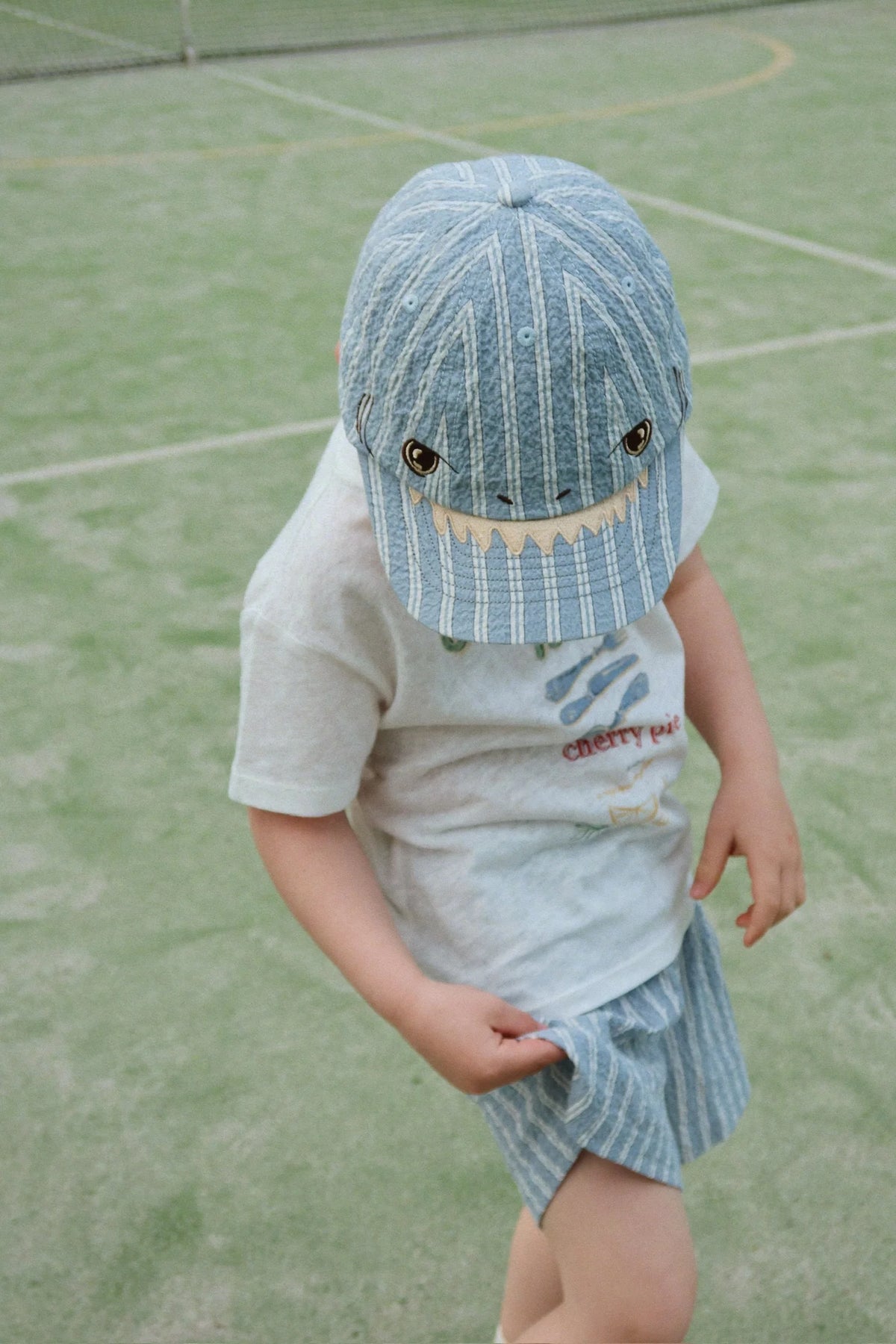 Konges Slojd/ELLIOT SHORTS GOTS/TRIO BLEU STRIPE/ショーツ【18ヶ月/2歳/3歳/4歳】