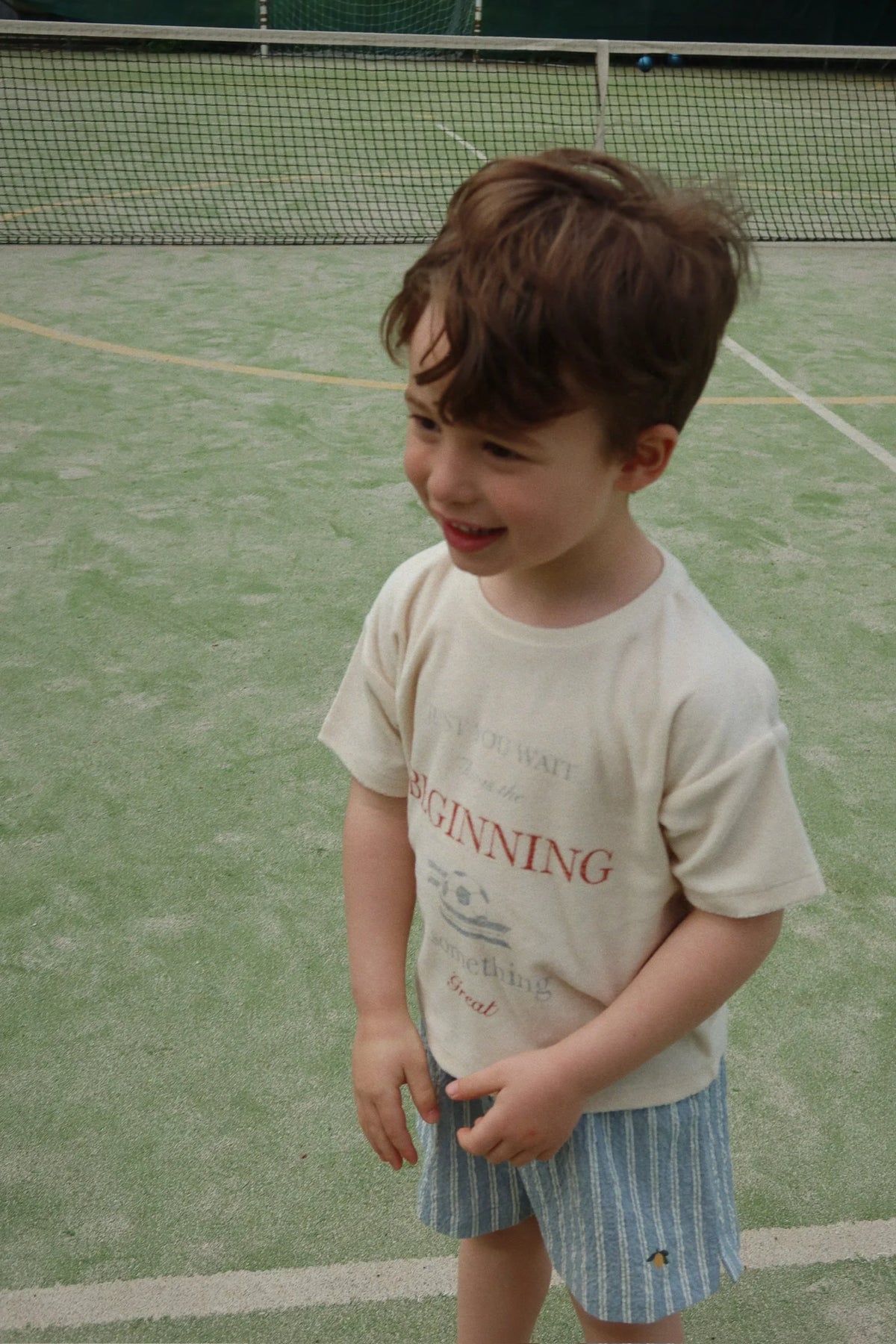 Konges Slojd/ELLIOT SHORTS GOTS/TRIO BLEU STRIPE/ショーツ【18ヶ月/2歳/3歳/4歳】