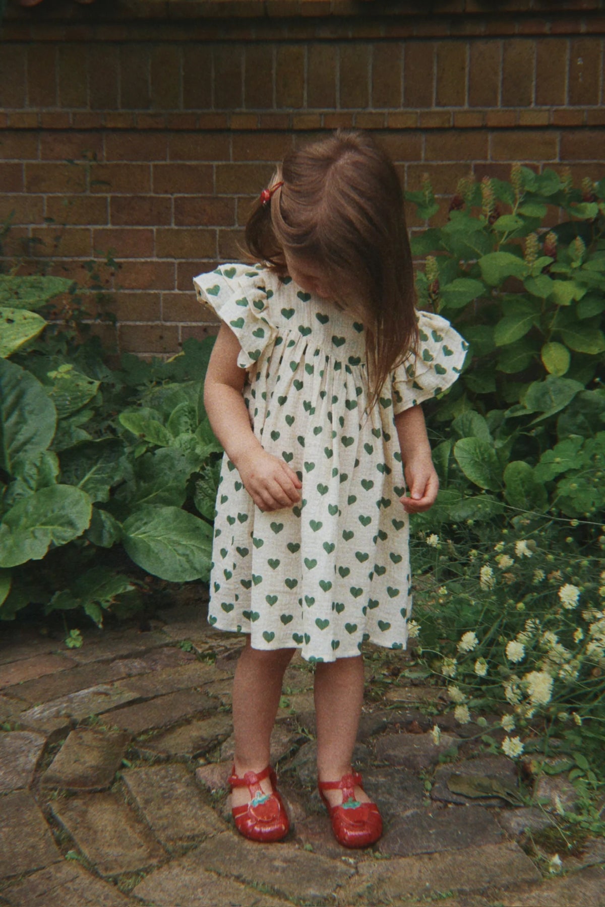Konges Slojd/COCO DRESS GOTS/AMOUR VERDE/ドレス【2歳/3歳/4歳】