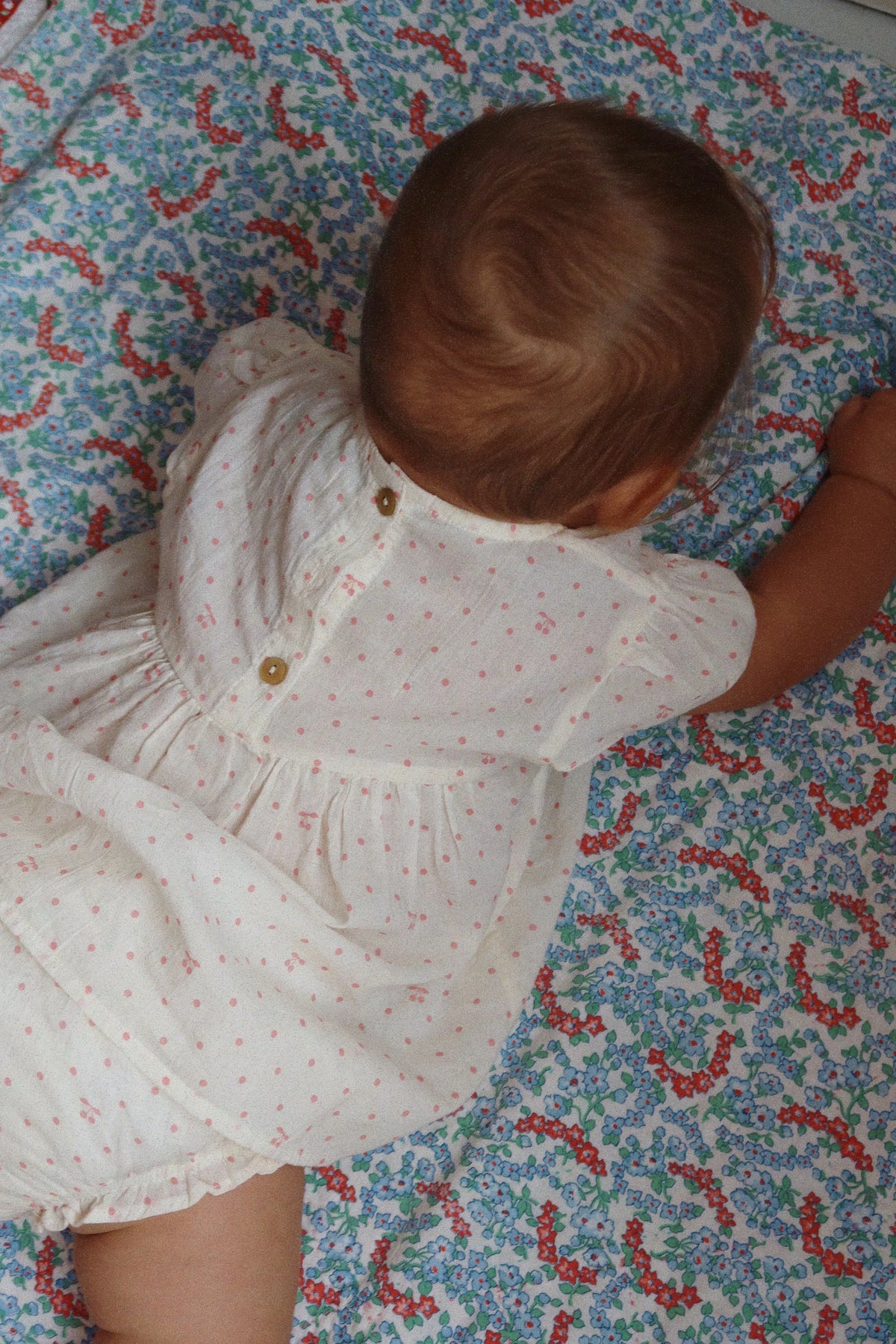 Konges Slojd/PACEY SET GOTS/CHERRY DOT/半袖トップス ＆ ブルマ【12ヶ月/18ヶ月】