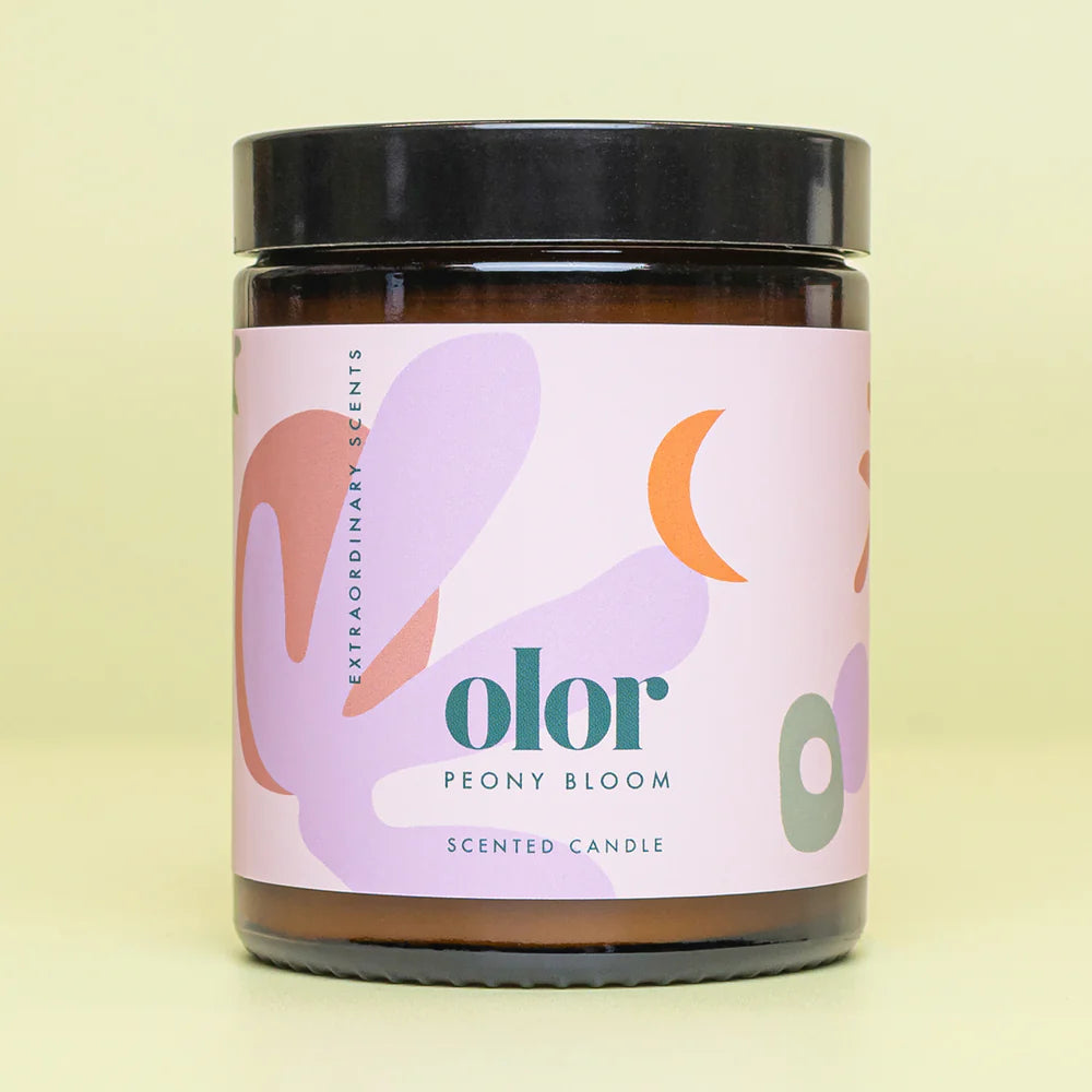 olor/ ピオニーブルーム ジャーキャンドル