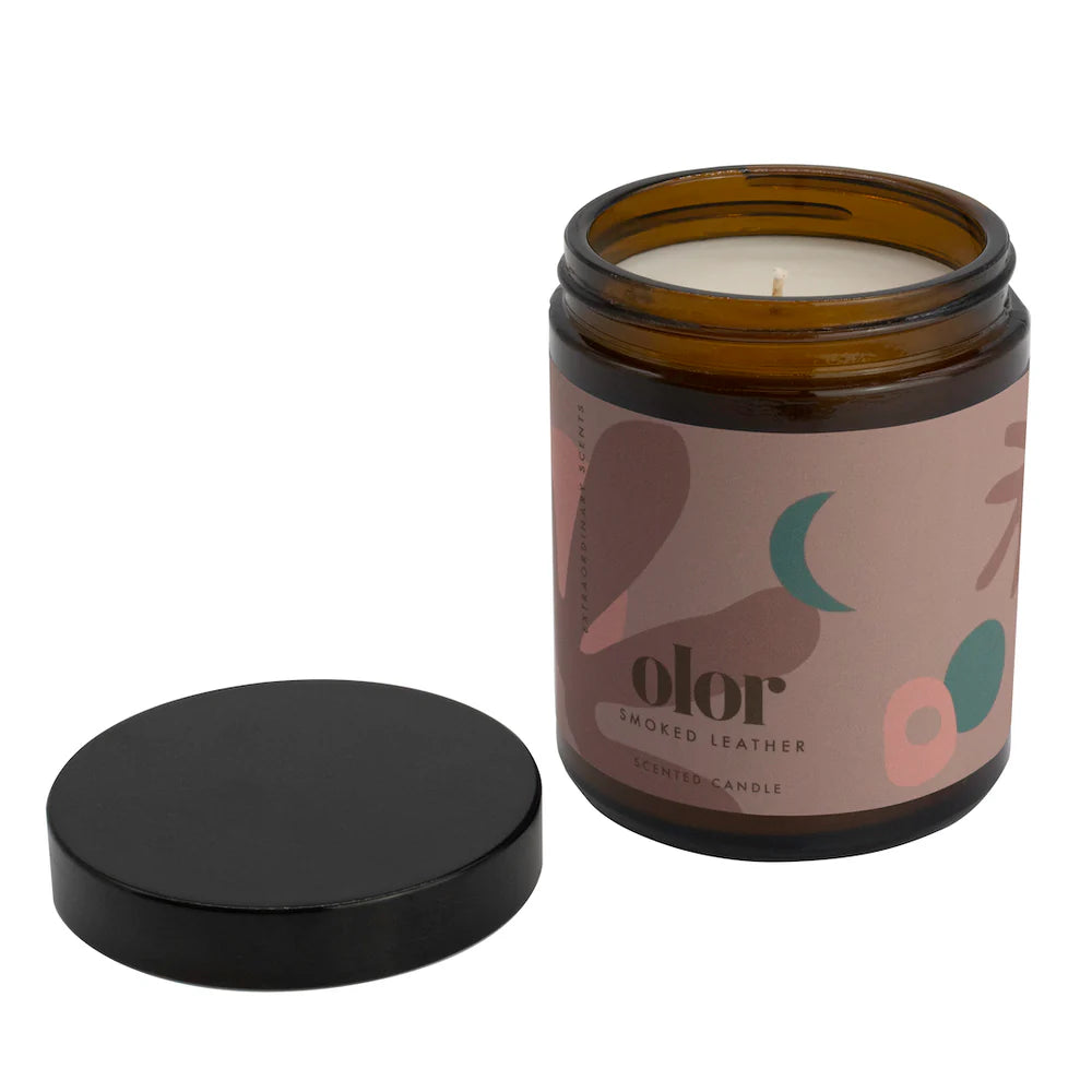 olor/ スモークレザー ジャーキャンドル