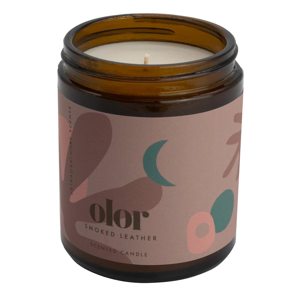 olor/ スモークレザー ジャーキャンドル