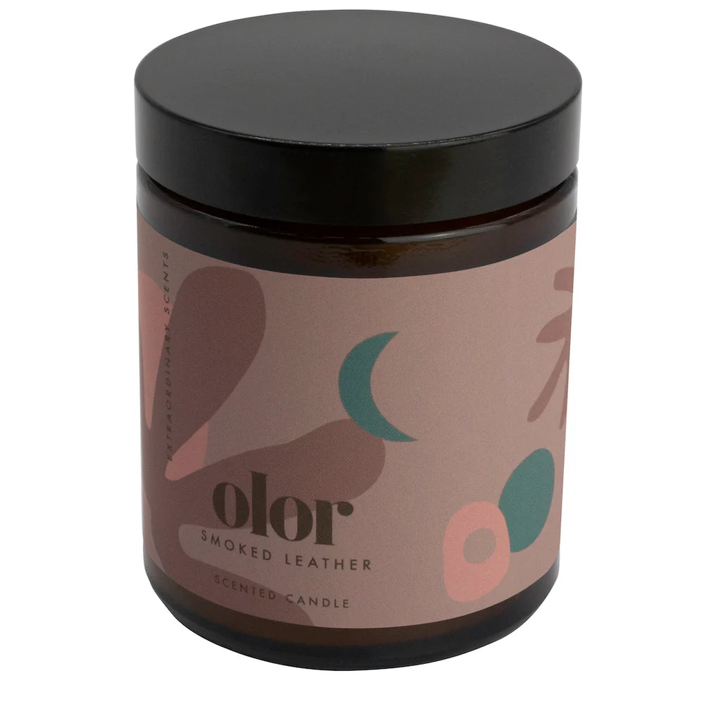 olor/ スモークレザー ジャーキャンドル