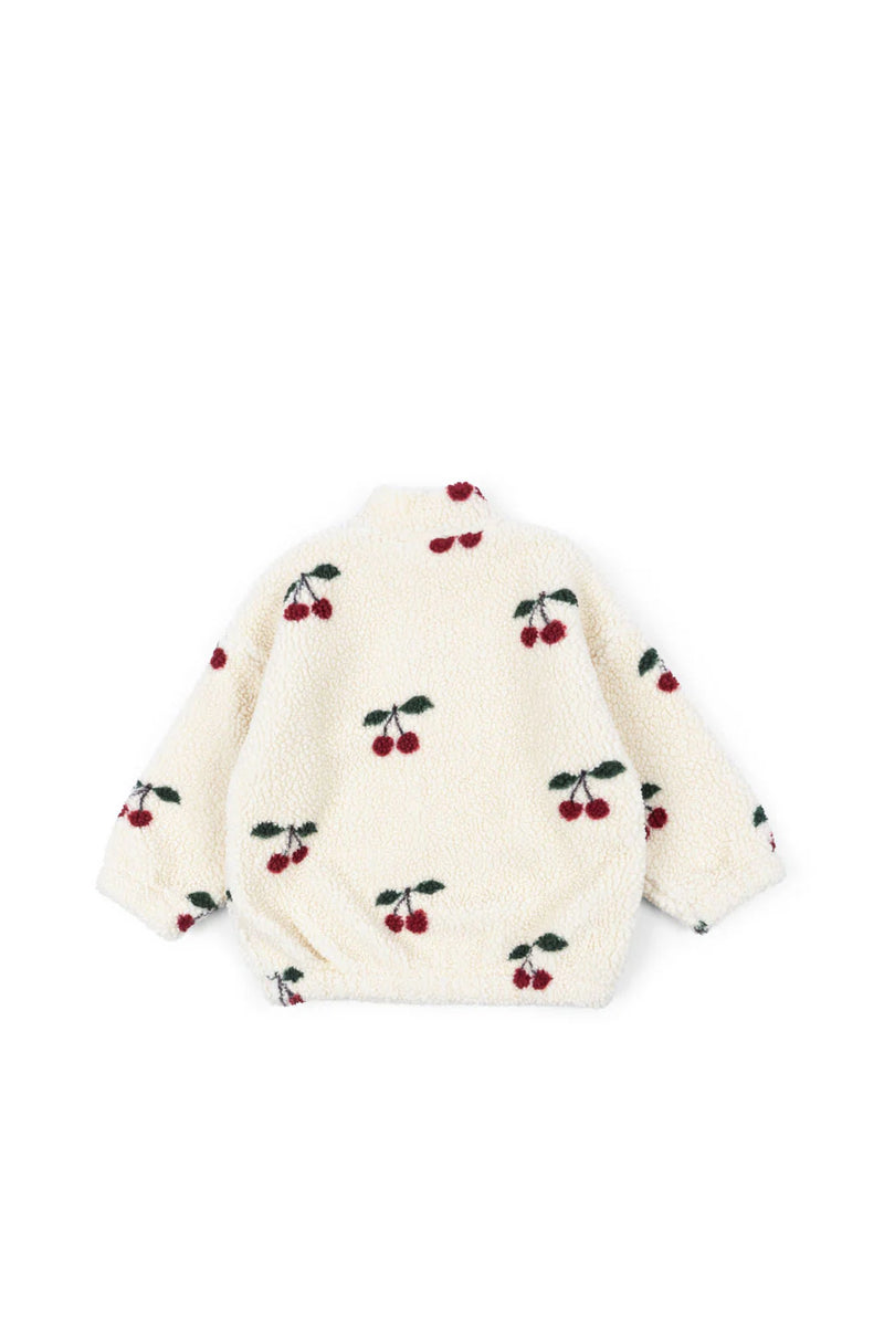 Konges Slojd/JODY TEDDY JACKET/チェリー柄ジャケット 【2歳/3歳/4歳 Konges Slojd/JODY TEDDY JACKET/チェリー柄ジャケット 【2歳/3歳/4歳