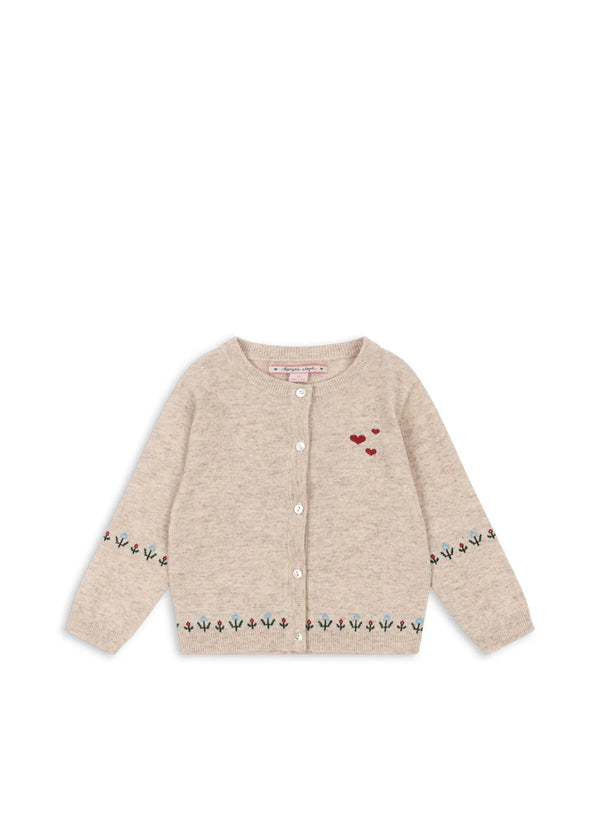 Konges Slojd/ELI KNIT CARDIGAN/ ニットカーディガン【18ヶ月/2歳/3歳】