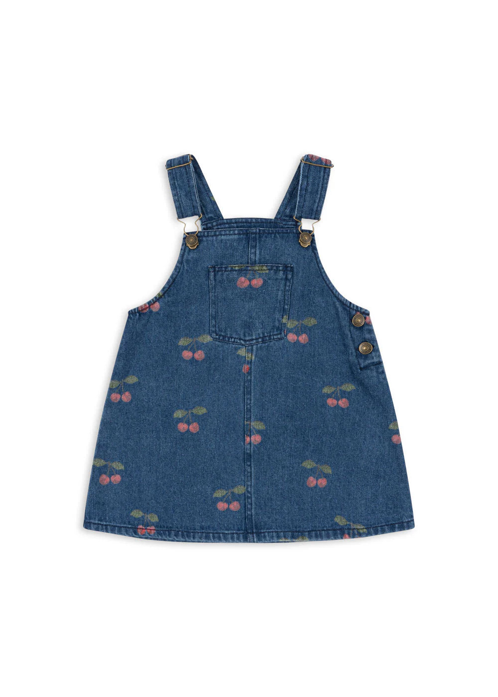 Konges Slojd/MAGOT OVERALL DRESS/デニムオーバーオールスカート 【2歳/3歳/4歳】