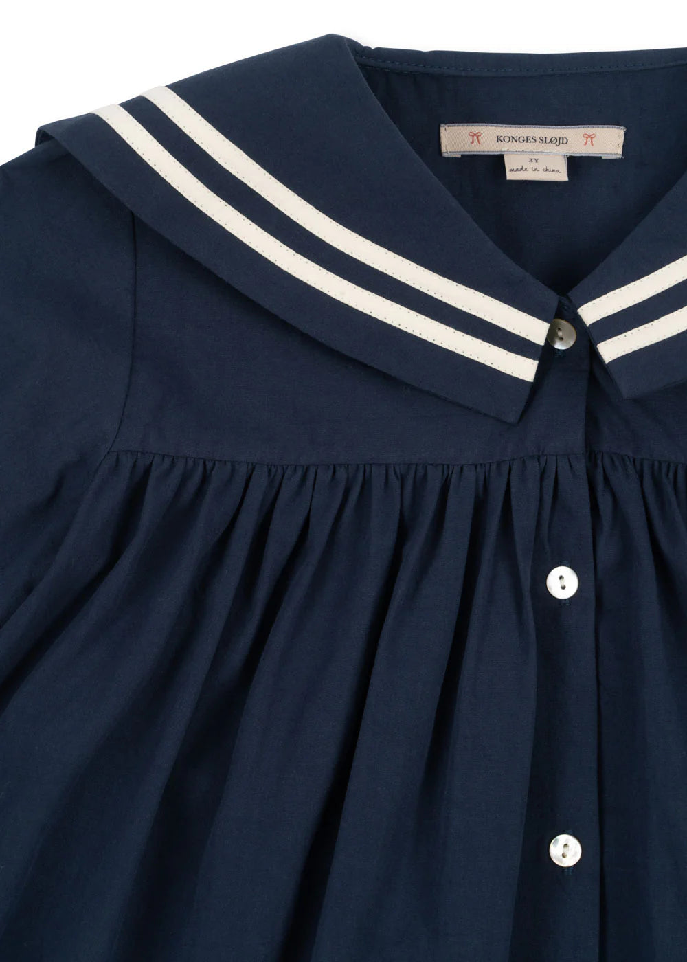 Konges Sloejd スワンワンピース18m Konges Slojd/SAILOR DRESS/セーラーワンピース【2歳/3歳/4歳