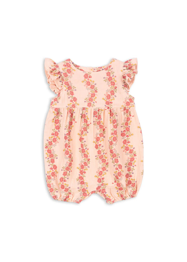 Konges Slojd/COCO FRILL ROMPER/ FLORIA PINK【6ヶ月/12ヶ月】