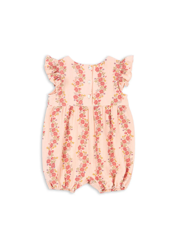 Konges Slojd/COCO FRILL ROMPER/ FLORIA PINK【6ヶ月/12ヶ月】