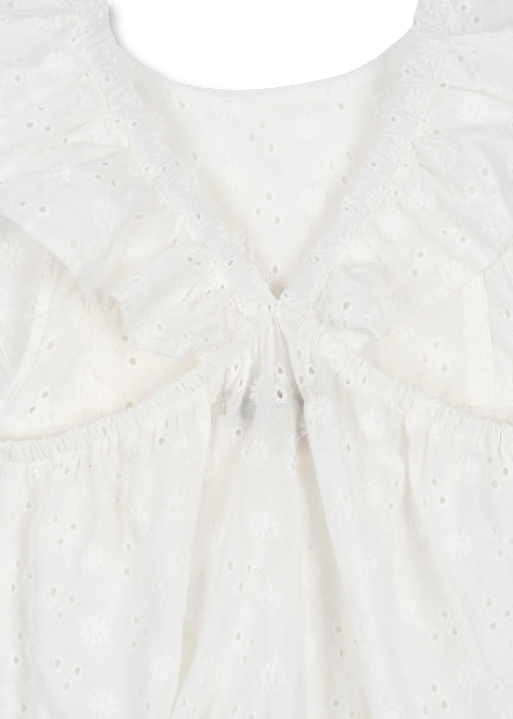 Konges Slojd/ LACEY ROMPER/ OPTIC WHITE【6ヶ月/12ヶ月】