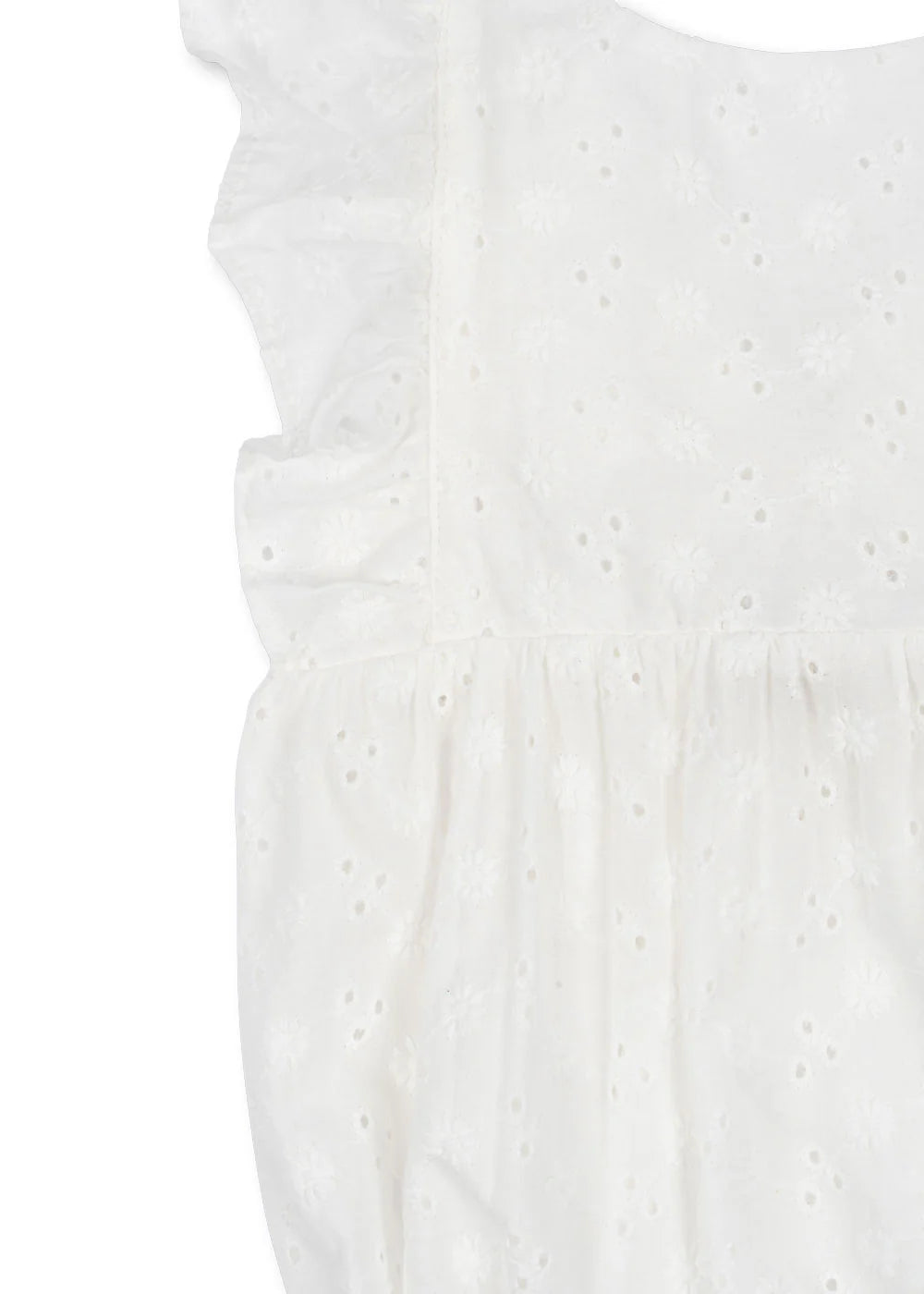 Konges Slojd/ LACEY ROMPER/ OPTIC WHITE【6ヶ月/12ヶ月】