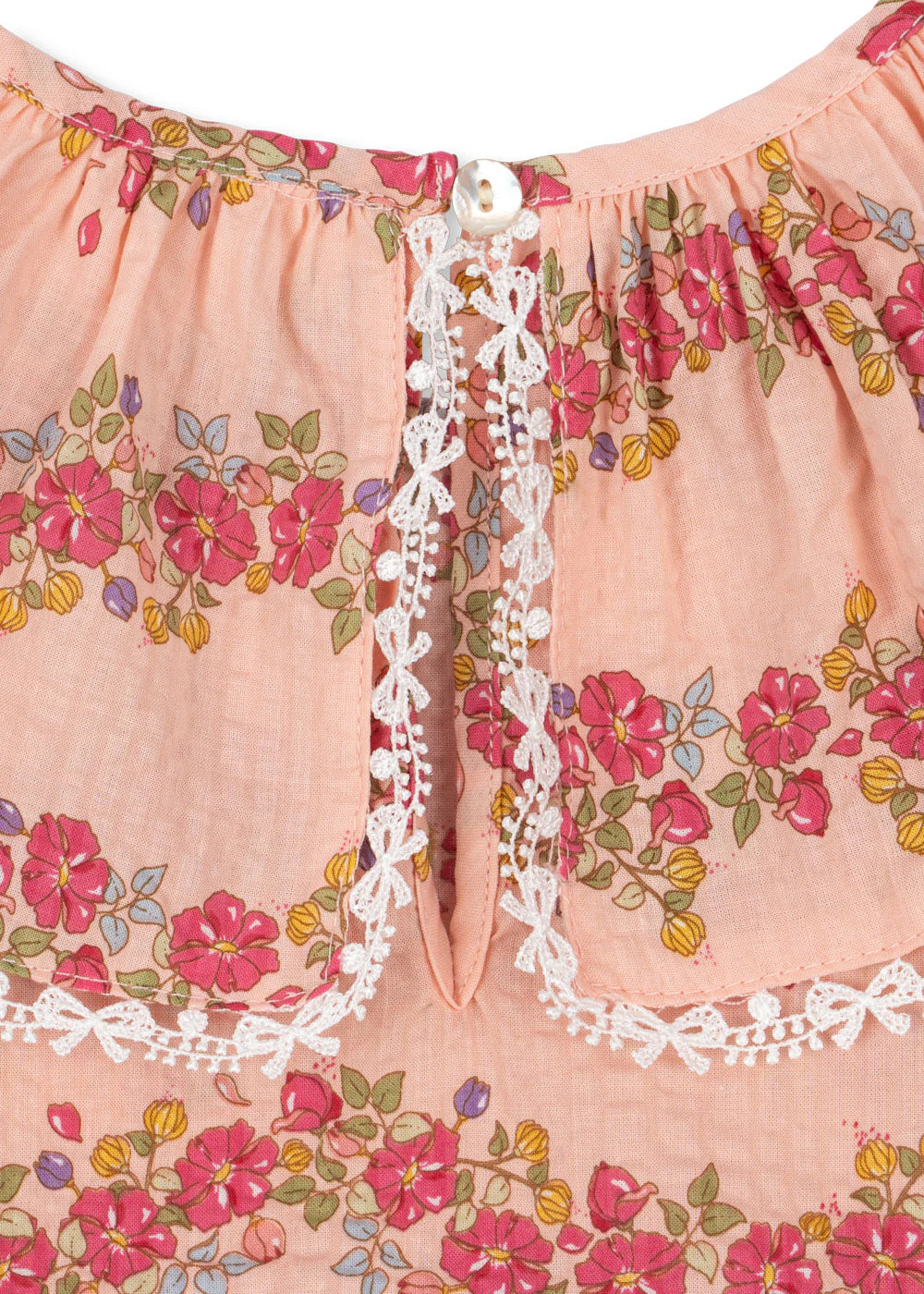 Konges Slojd/BELLA FRILL DRESS/ FLORIA PINK【18ヶ月～4歳】