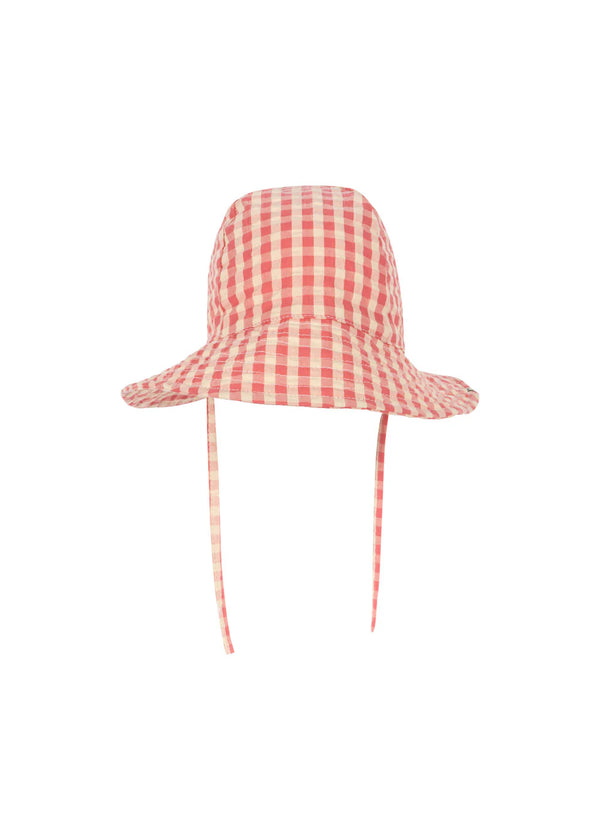 Konges Slojd/KIM SUN HAT / FLAMINGO PLUME CHECK【12-18M/2-4Y】