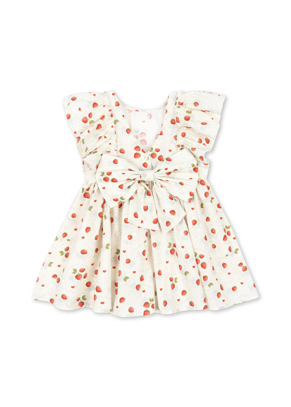 Konges Slojd/EVIA BOW DRESS /MARMALADE【18ヶ月～4歳】