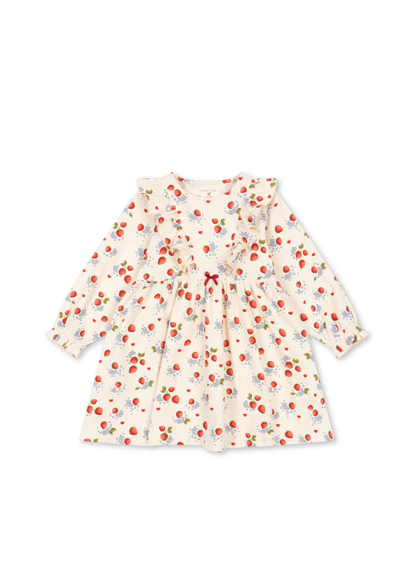 Konges Slojd/BASIC FRILL DRESS /MARMALADE【18ヶ月～4歳】