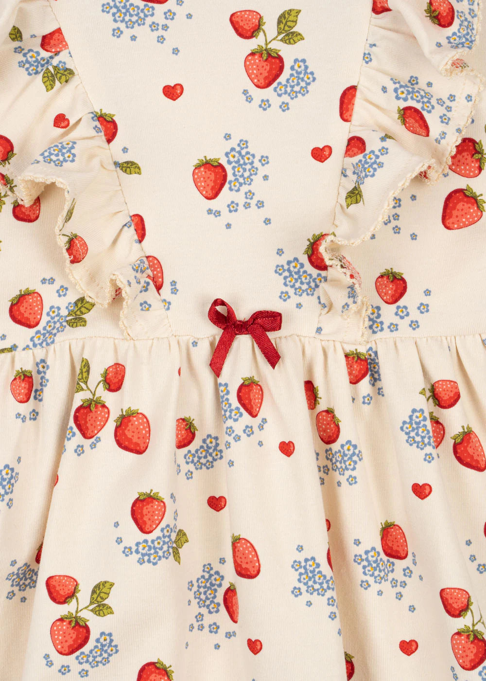 Konges Slojd/BASIC FRILL DRESS /MARMALADE【18ヶ月～4歳】