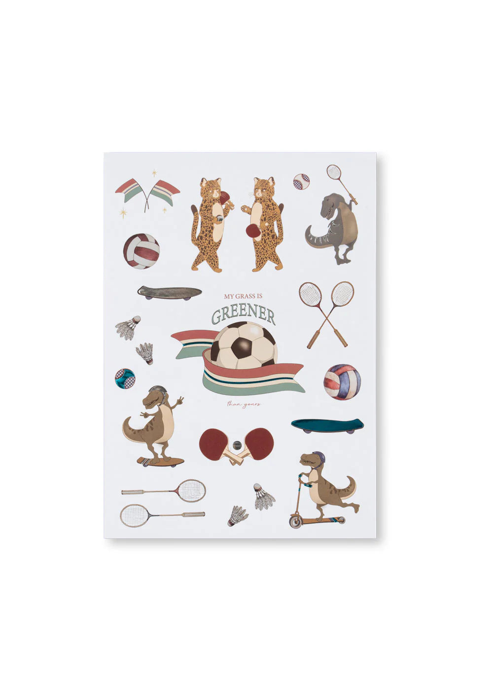 Konges Slojd/ A STICKER A DAY/ シール帳 【PINK/TIGER】