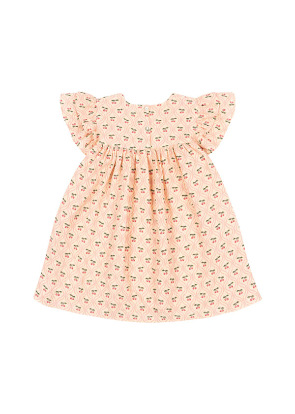Konges Slojd/ COCO DRESS  /CHERRY PINK MOTIF【18ヶ月～4歳】