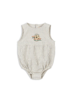 Konges Slojd/ELLIOT ROMPER/ STRIPE BLUIE【9ヶ月/18ヶ月】