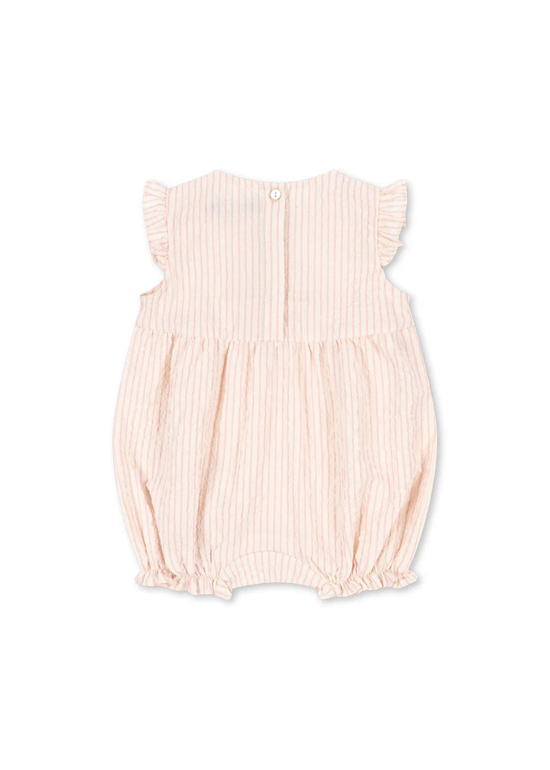 Konges Slojd/ ELLIE FRILL ROMPER / PEONY STRIPE【9ヶ月/18ヶ月】