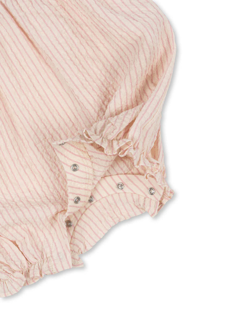 Konges Slojd/ ELLIE FRILL ROMPER / PEONY STRIPE【9ヶ月/18ヶ月】