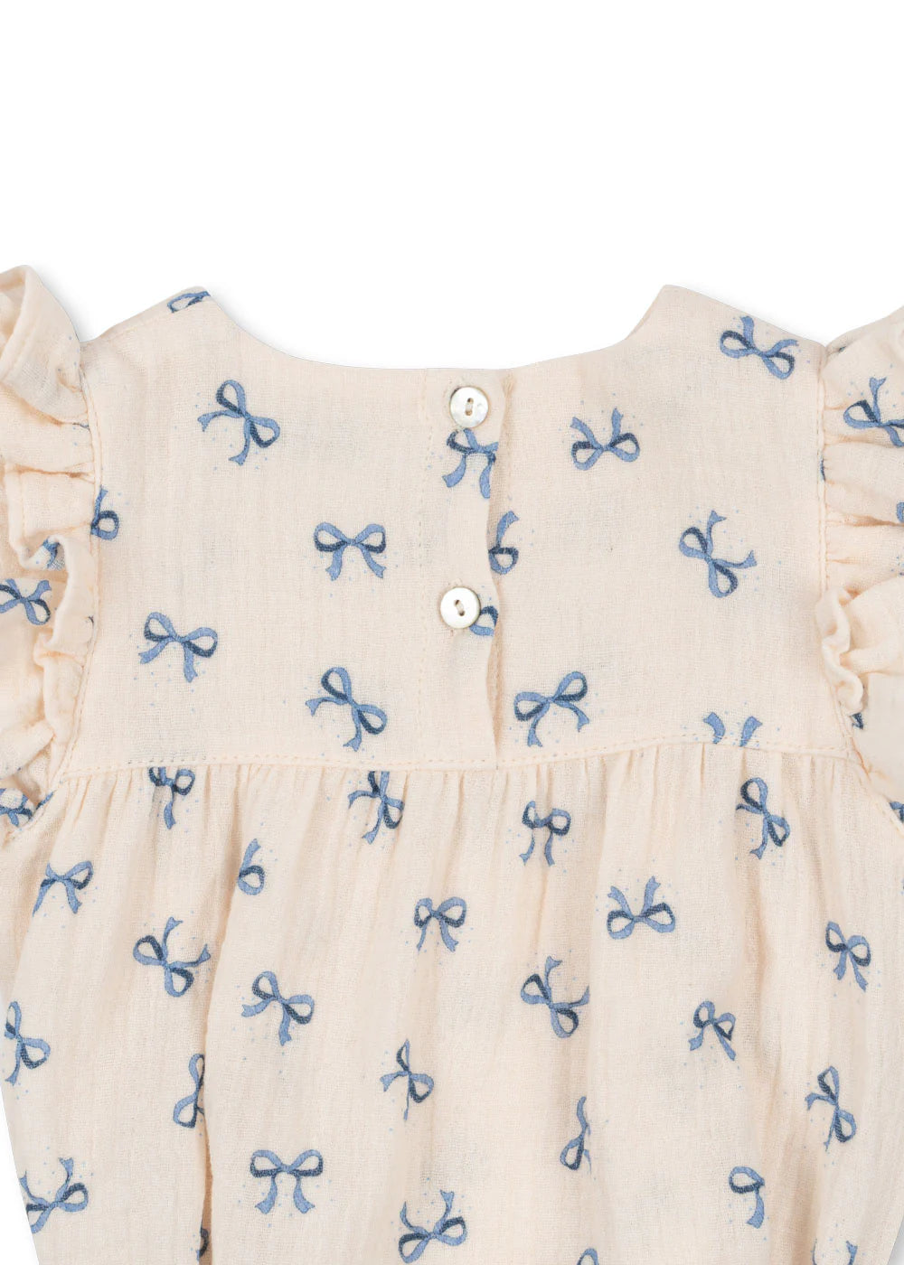 Konges Slojd/ COCO ROMPER  /BOW BLEU　ロンパース【9ヶ月/18ヶ月】