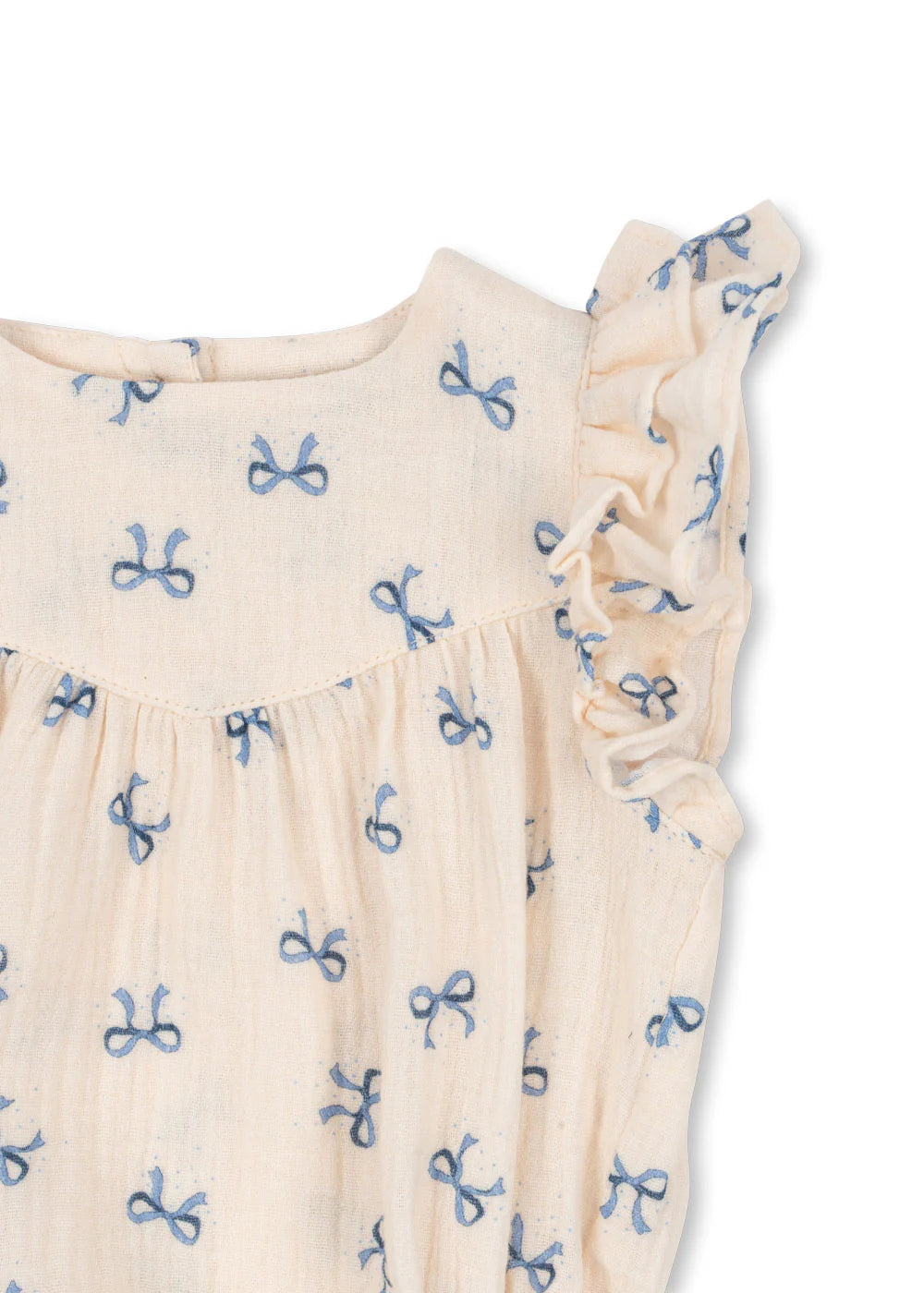 Konges Slojd/ COCO ROMPER  /BOW BLEU　ロンパース【9ヶ月/18ヶ月】