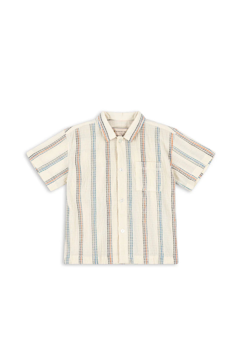 Konges Slojd/ VINCENT SS SHIRT/ANTIQUE WHITE【18ヶ月～4歳】