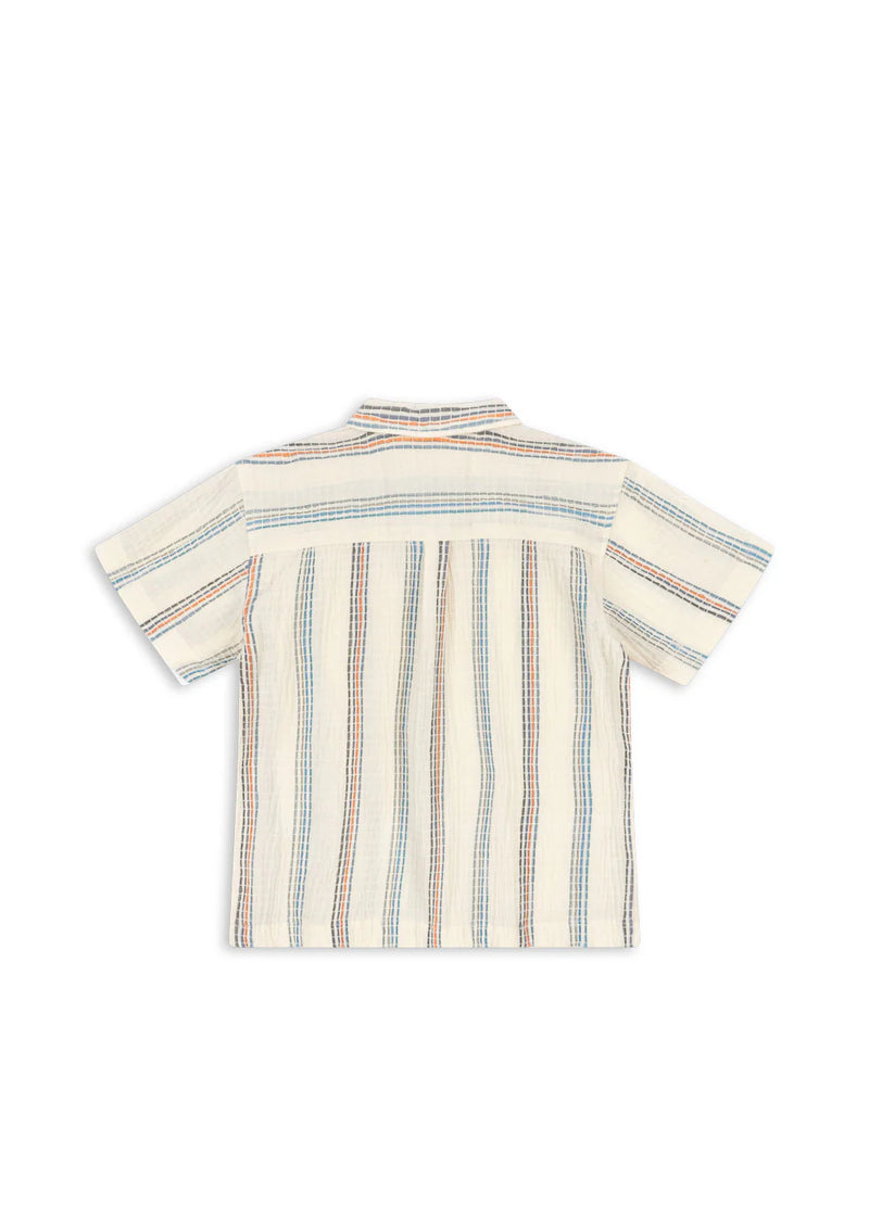 Konges Slojd/ VINCENT SS SHIRT/ANTIQUE WHITE【18ヶ月～4歳】