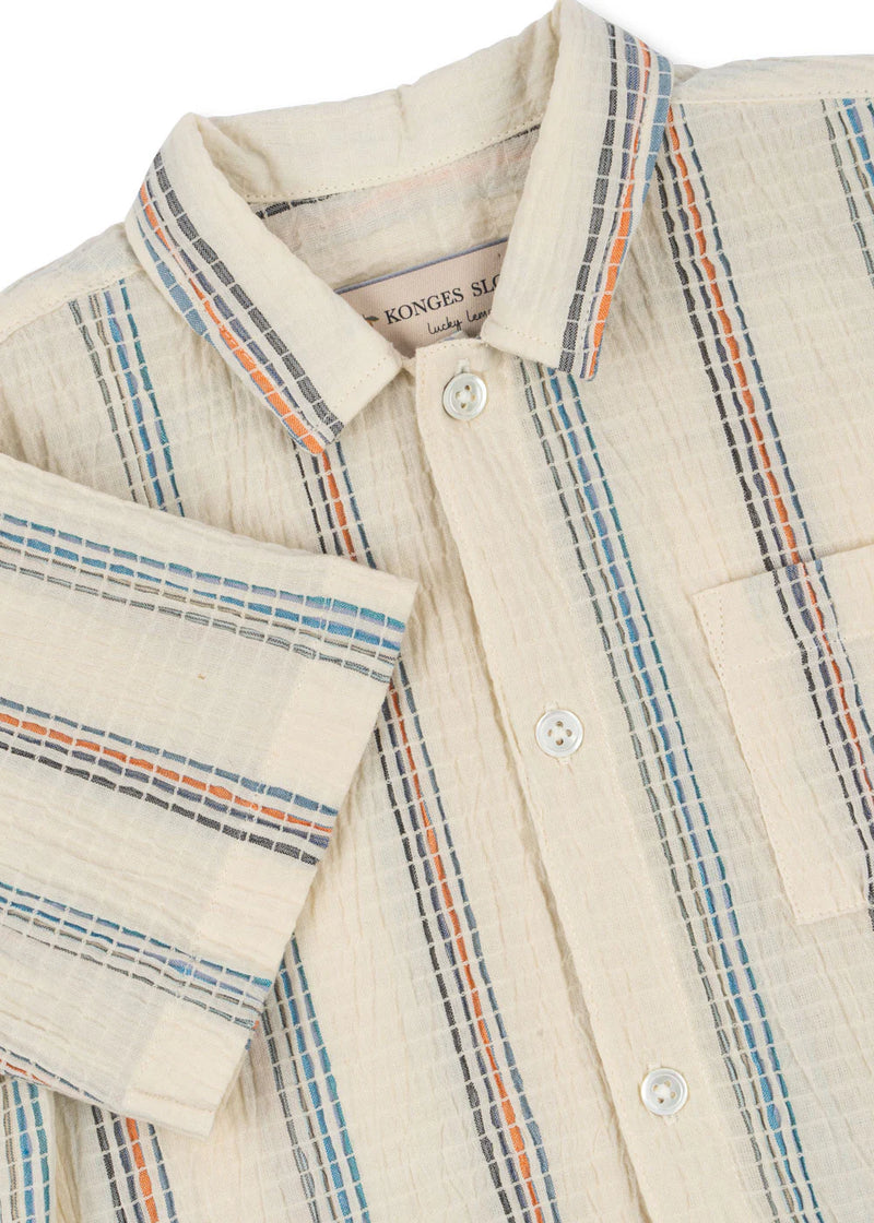 Konges Slojd/ VINCENT SS SHIRT/ANTIQUE WHITE【18ヶ月～4歳】