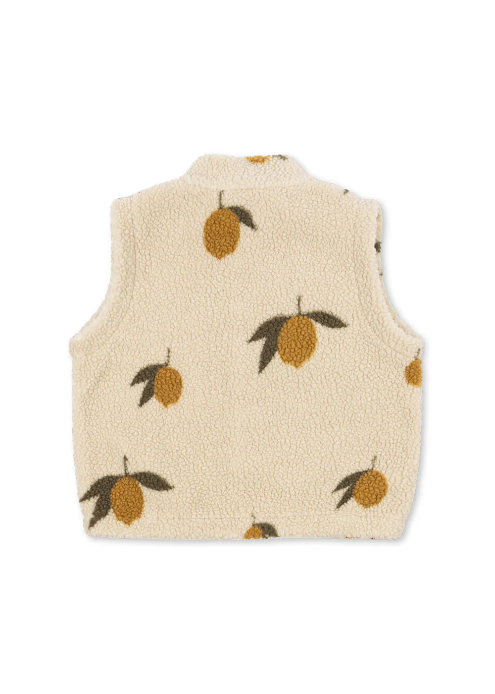 Konges Slojd/JODY TEDDY VEST GRS/ レモン柄ベスト 【18ヶ月/2歳/3歳/4歳】