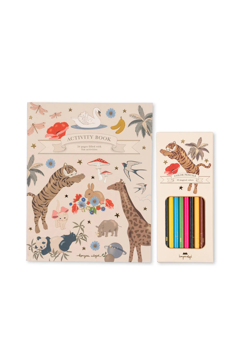 Konges Slojd/ ACTIVITY BOOK/ アクティビティブックと色鉛筆セット