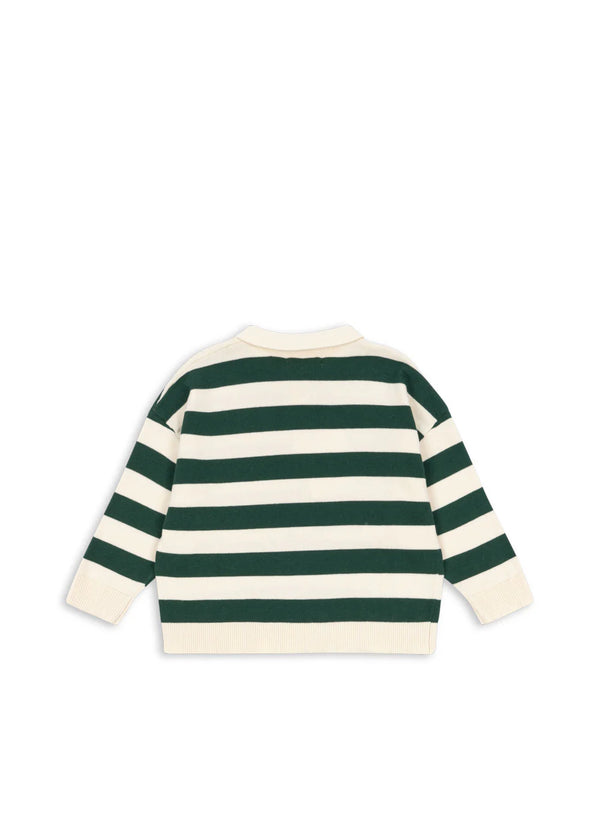 Konges Slojd/MANIS KNIT POLO　長袖ニットポロシャツ【2歳/3歳/4歳】