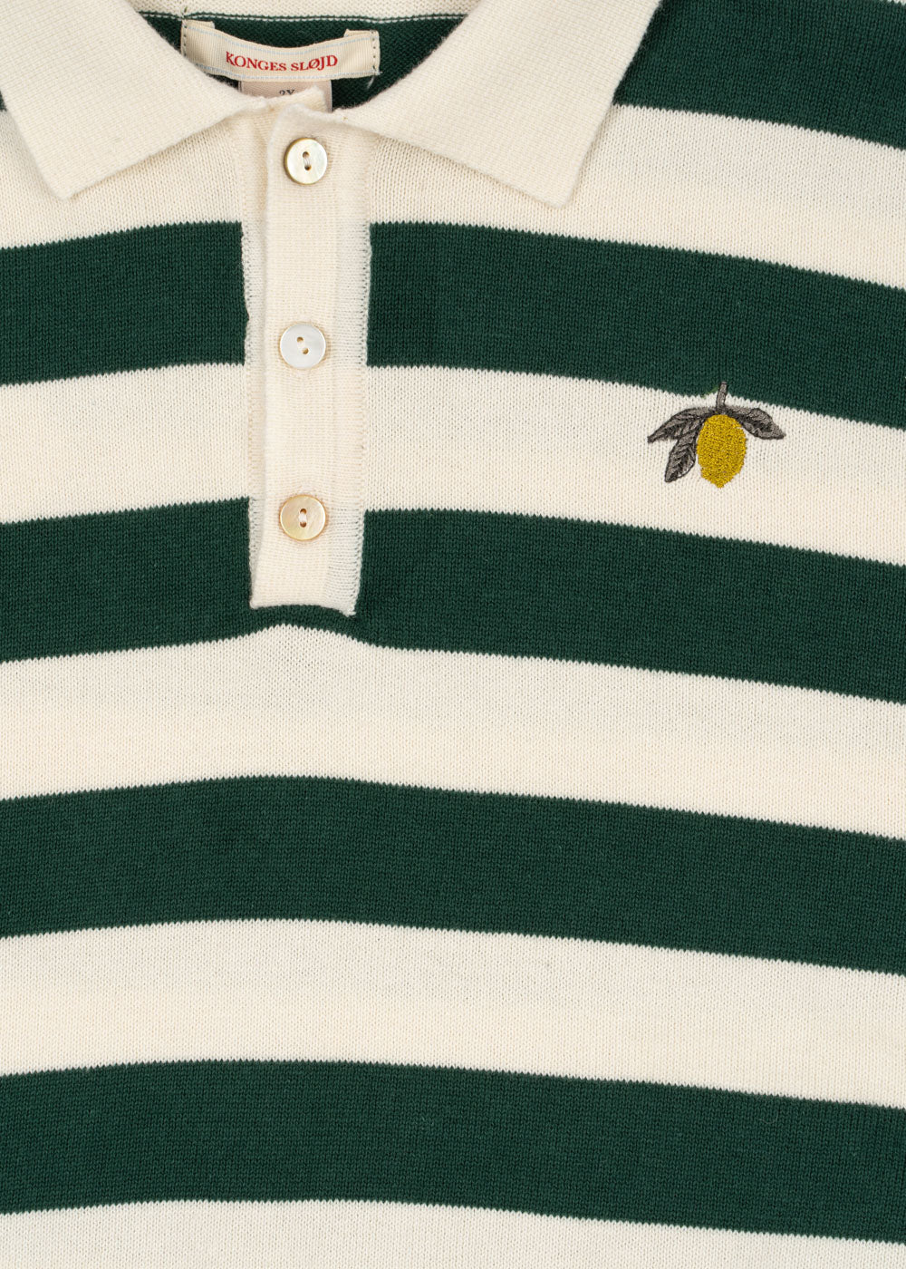 Konges Slojd/MANIS KNIT POLO/ 長袖ニットポロシャツ【2歳/3歳/4歳】