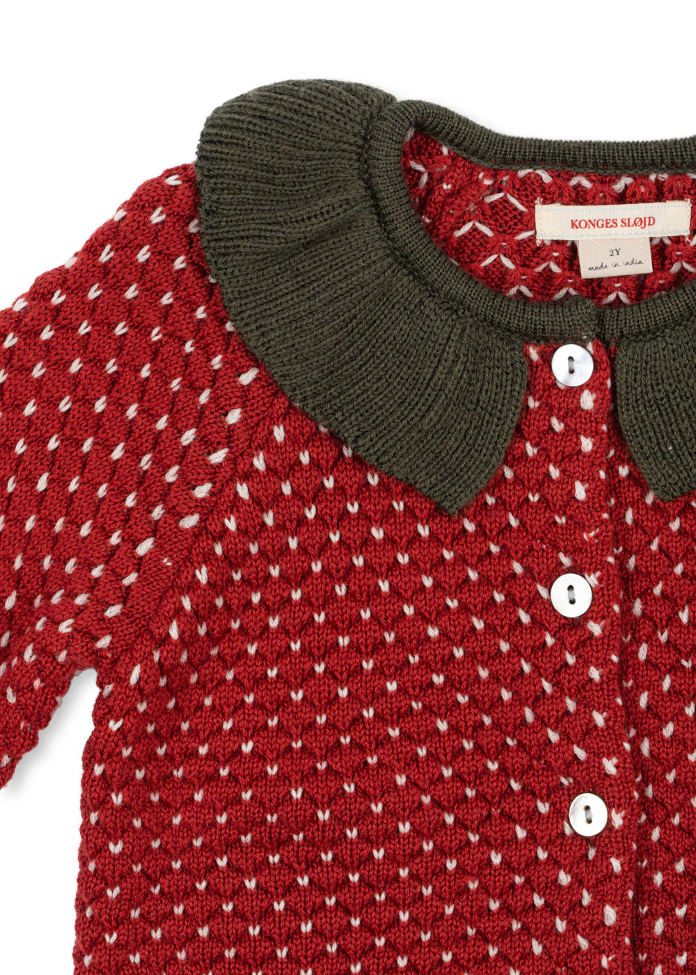 Konges Slojd/STRAWBERRY CARDIGAN/ いちごのカーディガン【2歳/3歳】