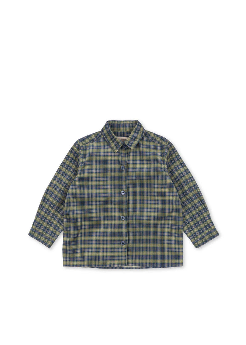 Konges Slojd/CARA LS SHIRT/ ソフトチェックシャツ【2Y/3Y/4Y】