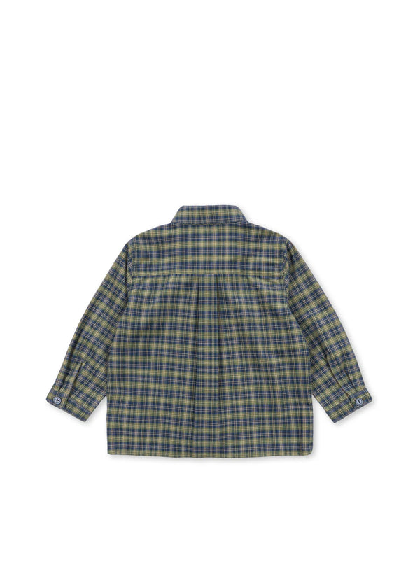 Konges Slojd/CARA LS SHIRT/ ソフトチェックシャツ【2Y/3Y/4Y】