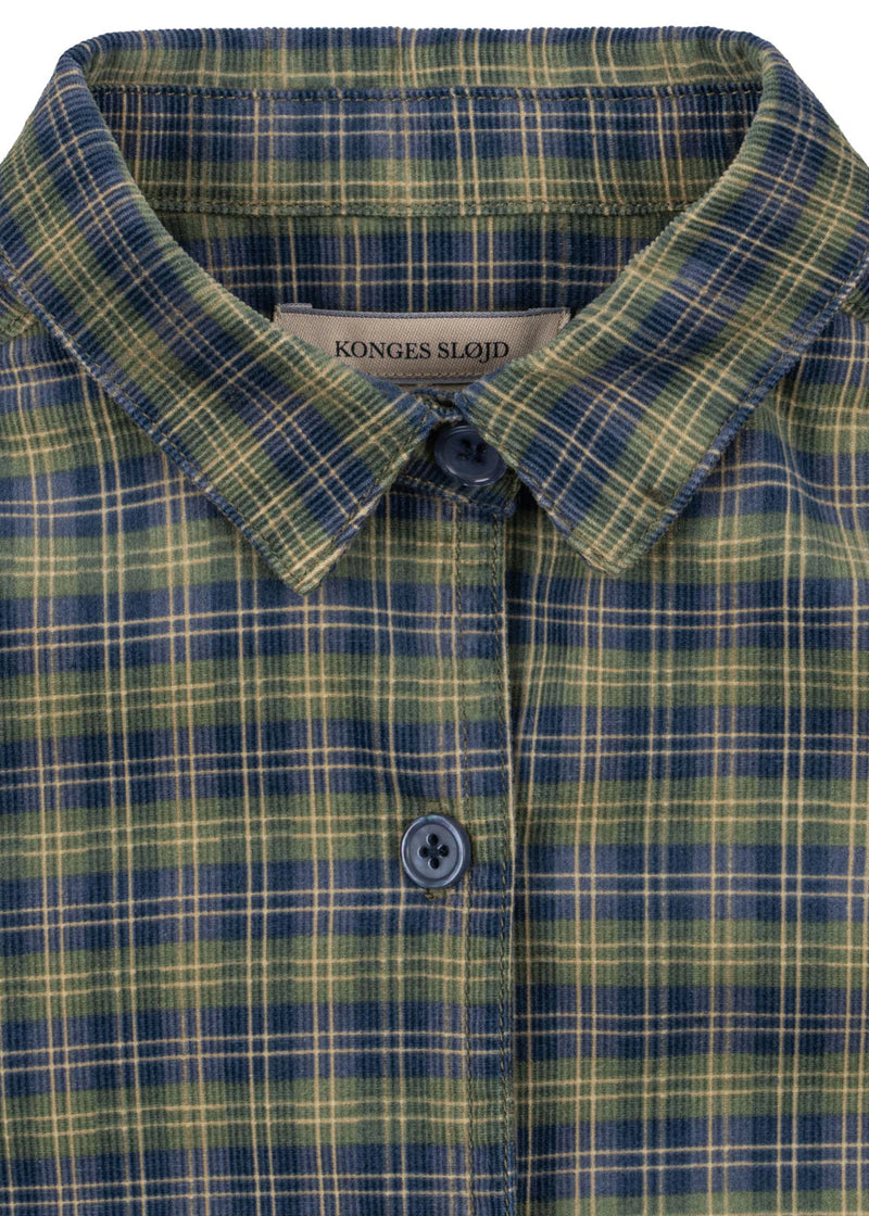 Konges Slojd/CARA LS SHIRT/ ソフトチェックシャツ【2Y/3Y/4Y】