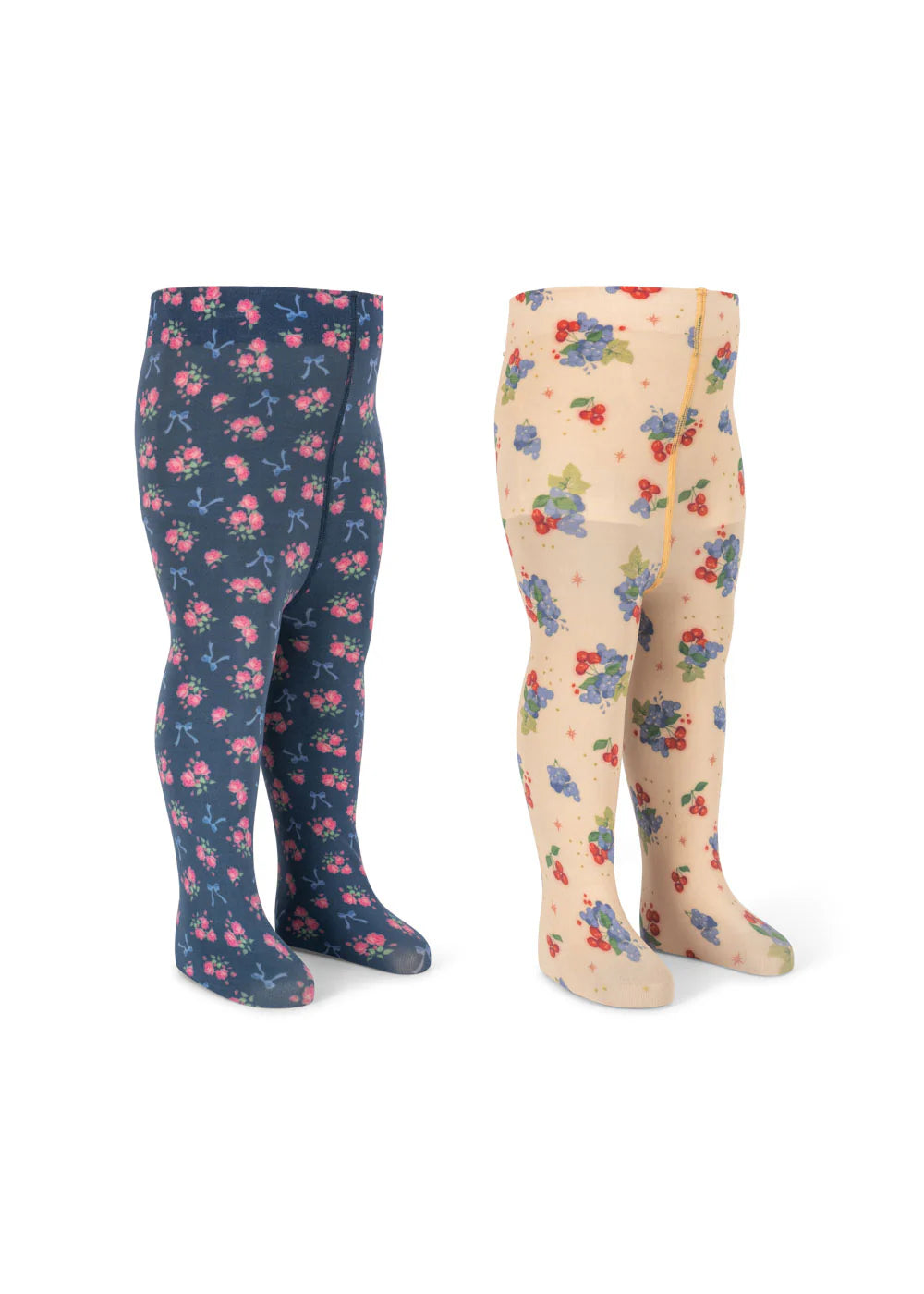 Konges Slojd/2 PACK PRINTED TIGHTS/ 花柄タイツ2P 【6-9ヶ月～2-3歳】